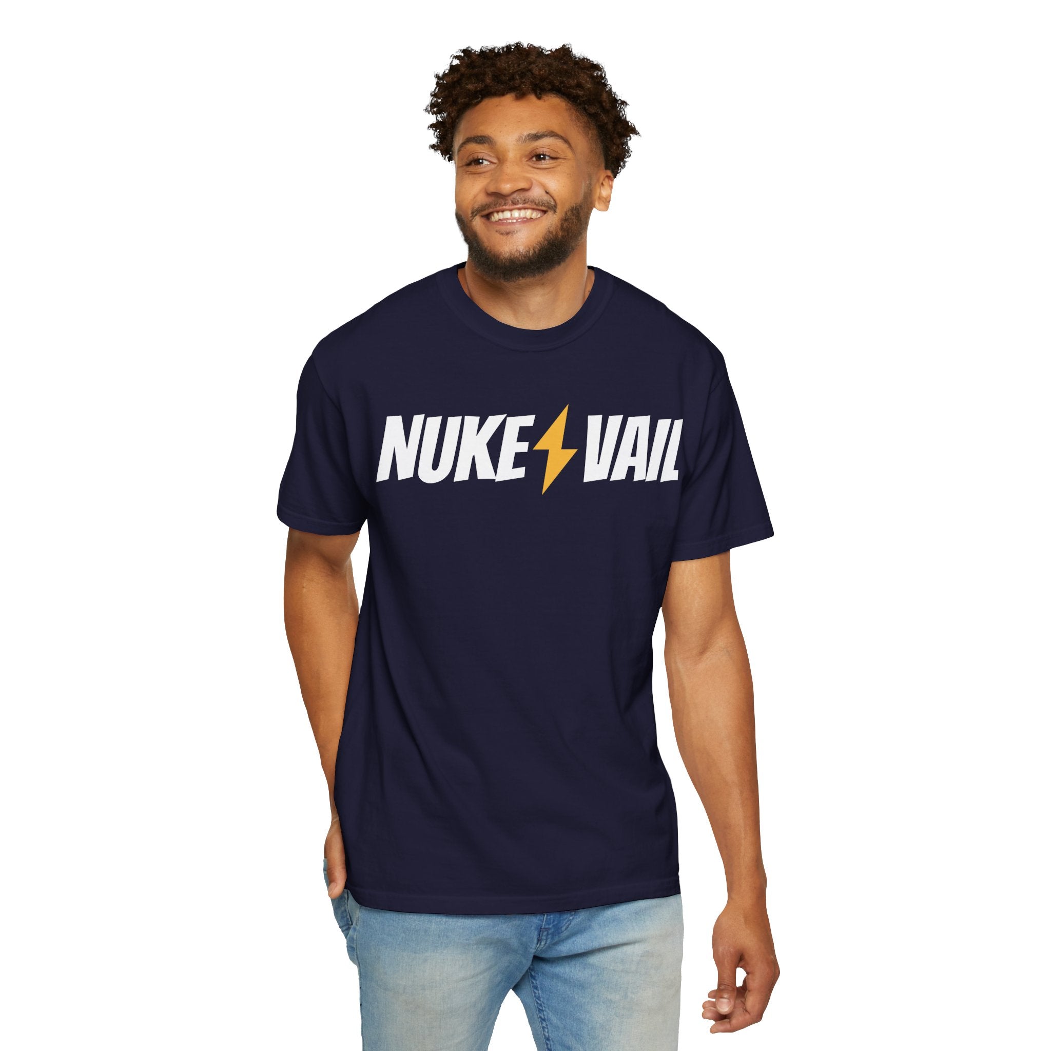 Skate Punk T-Shirt — "Nuke Vail" Graphic Tee Featuring Saint Queeblo