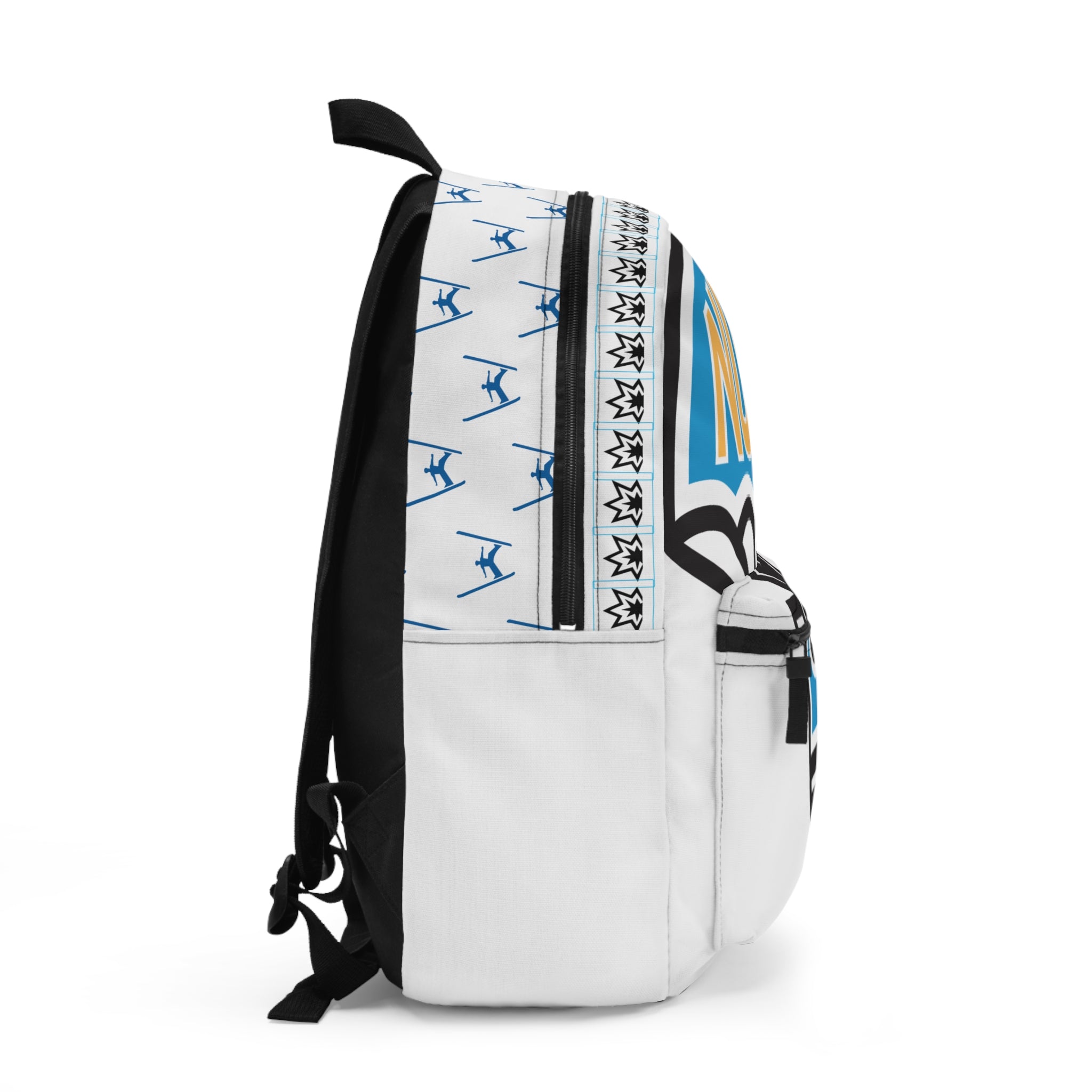 Nuked Bomber Graphic Backpack — Bold Retro Skateboard School Bag