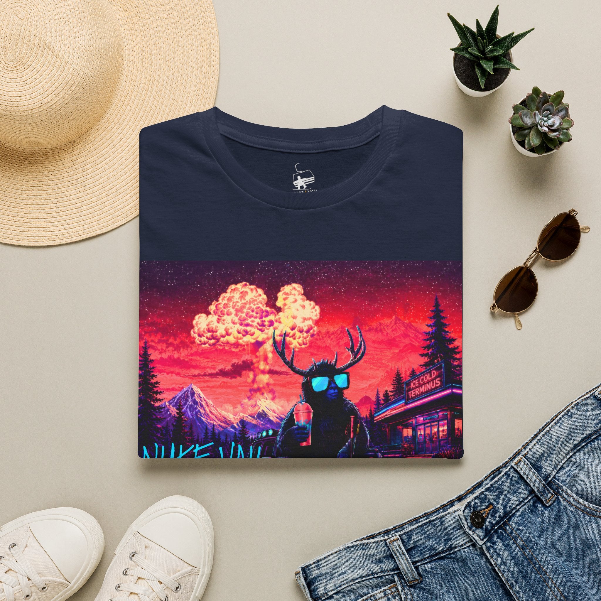 NUKE VAIL - RETRO GRAPHIC TEE - slushy