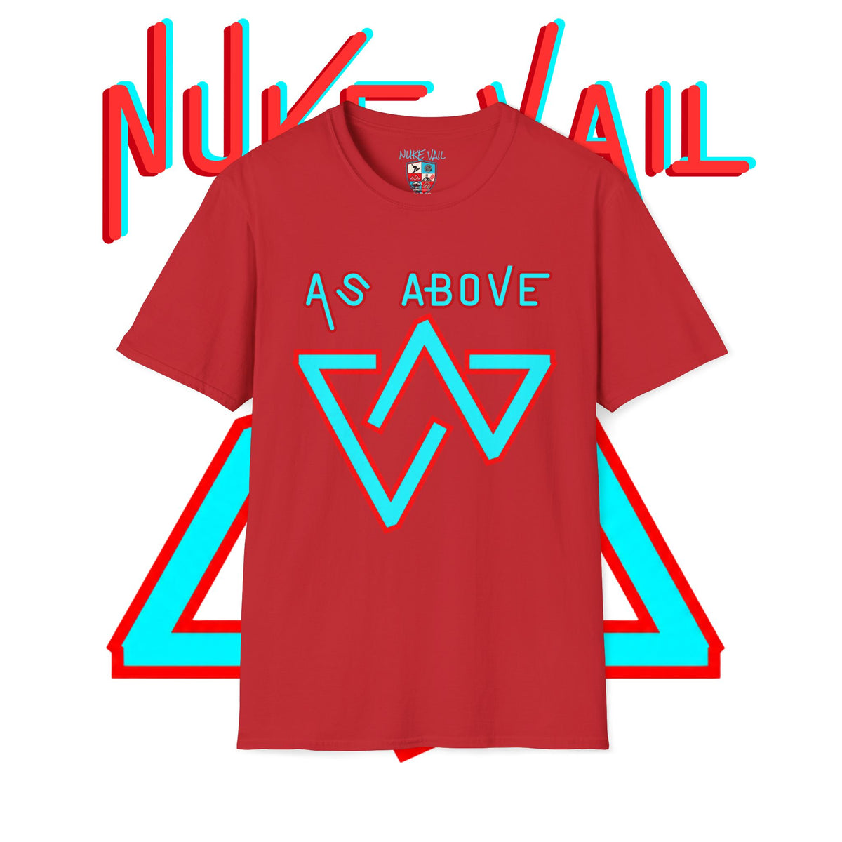 NUKE VAIL - THE ALCHEMIST - AS ABOVE SO BELOW TEE SHIRT