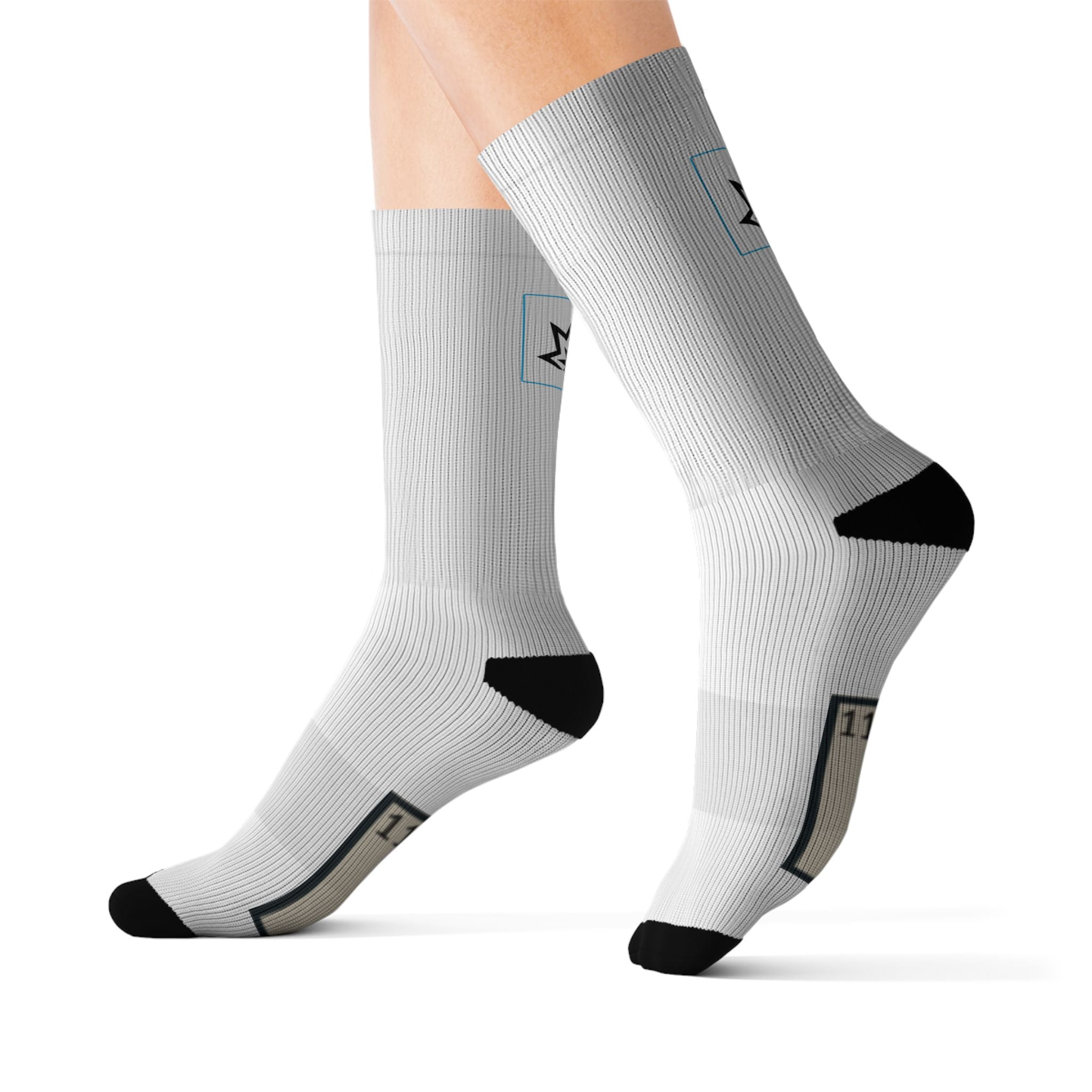Nuke Vail Custom Photo Crew Socks