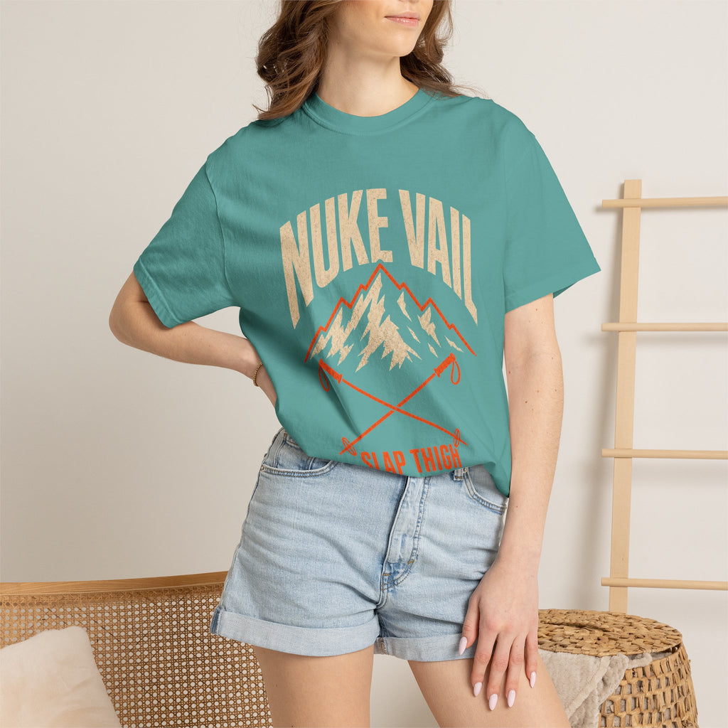 Nuke Vail "Slap Thigh Ski Big Lines" T-Shirt - Classic