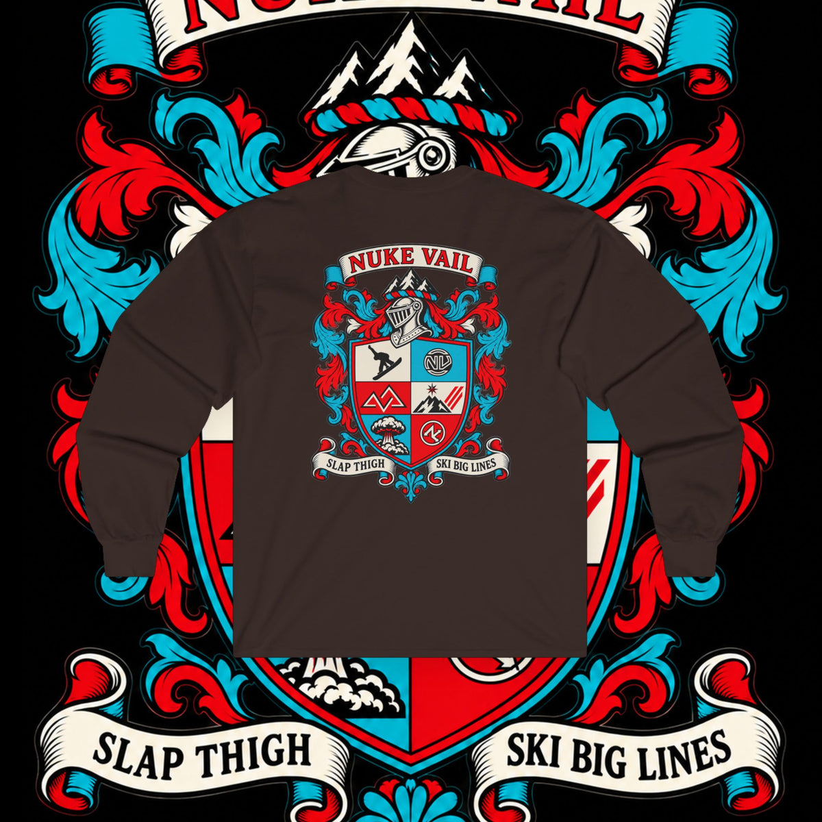 Long Sleeve Tee — Nuke Vail Crest Graphic