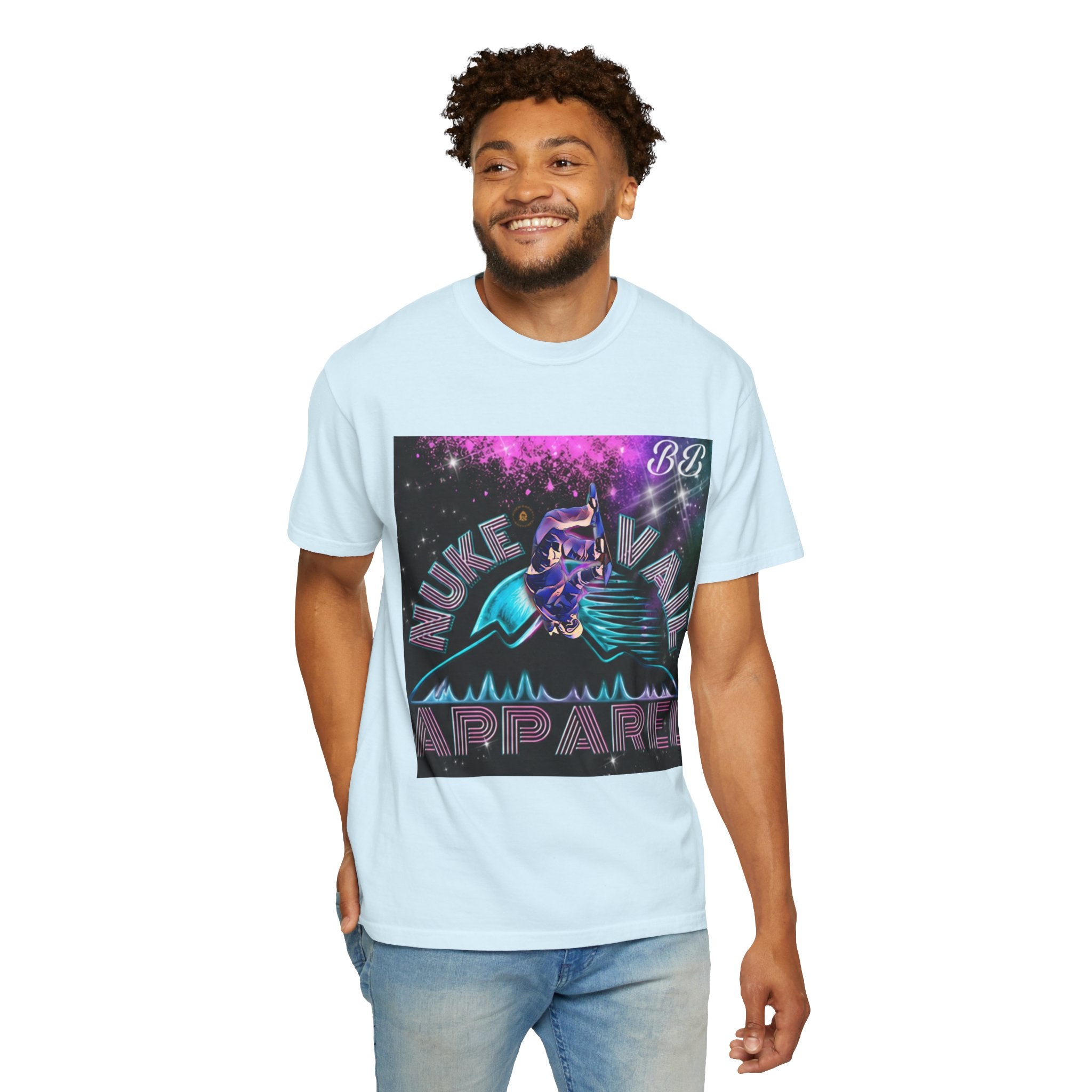 Nuke Vail Retro Vaporwave Ski Tee