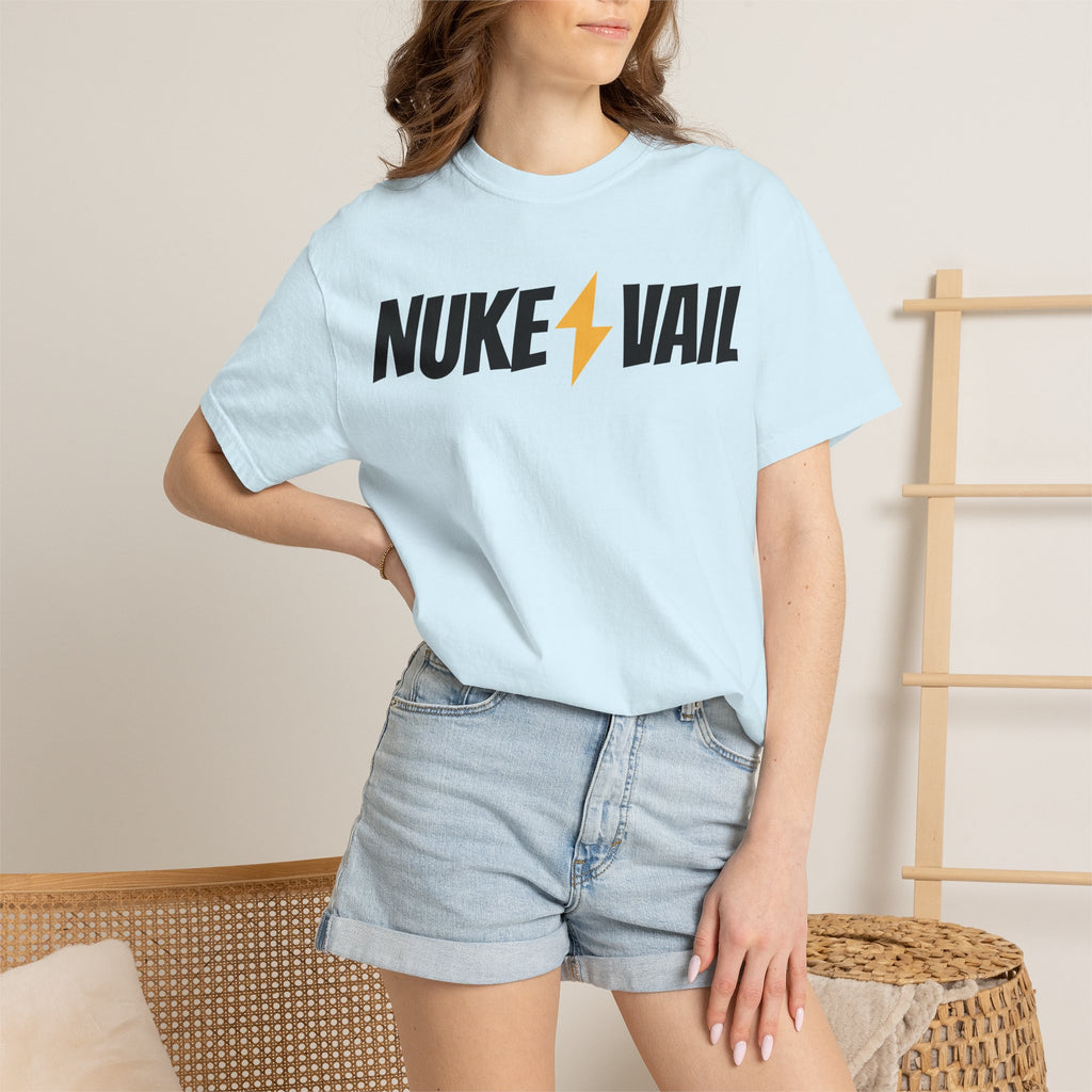 Skate Punk T-Shirt — "Nuke Vail" Graphic Tee Featuring Saint Queeblo