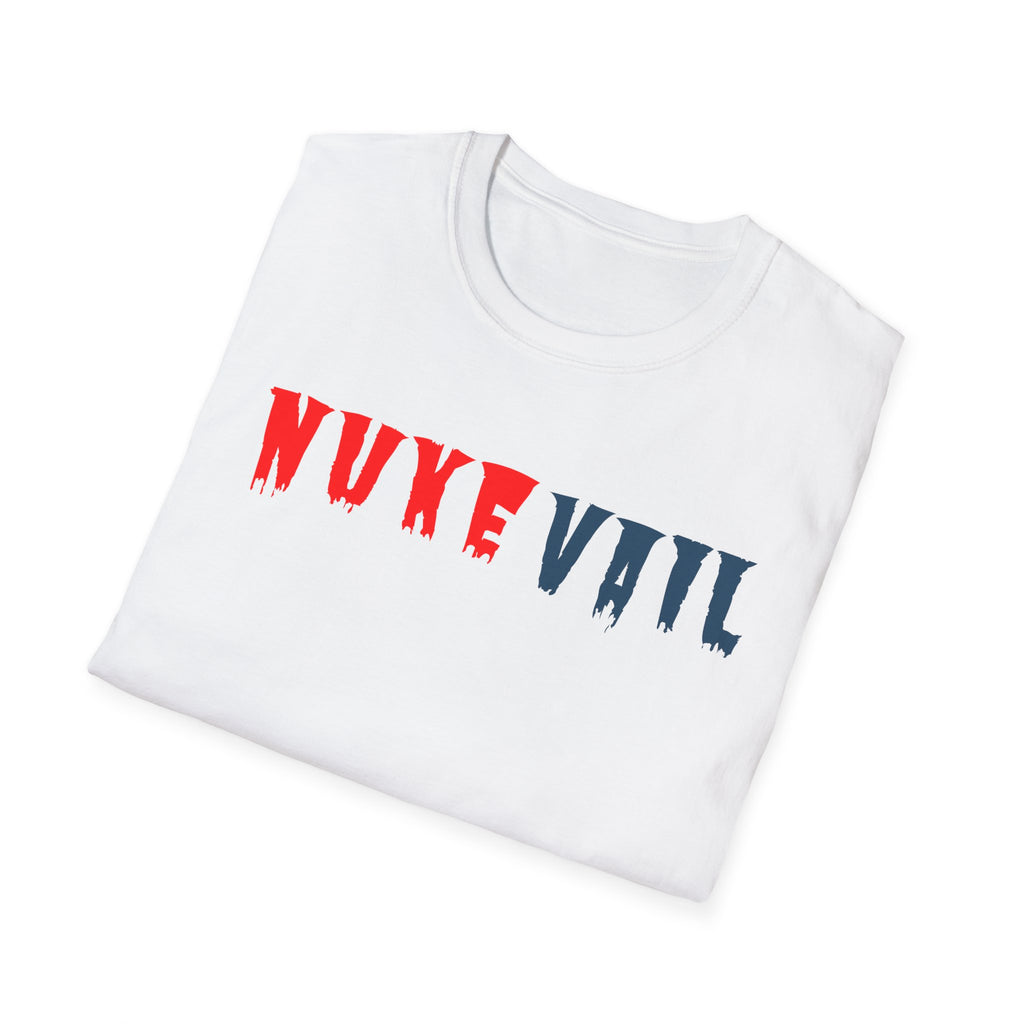 Nuke Vail T-Shirt — Red & Blue Logo Tee