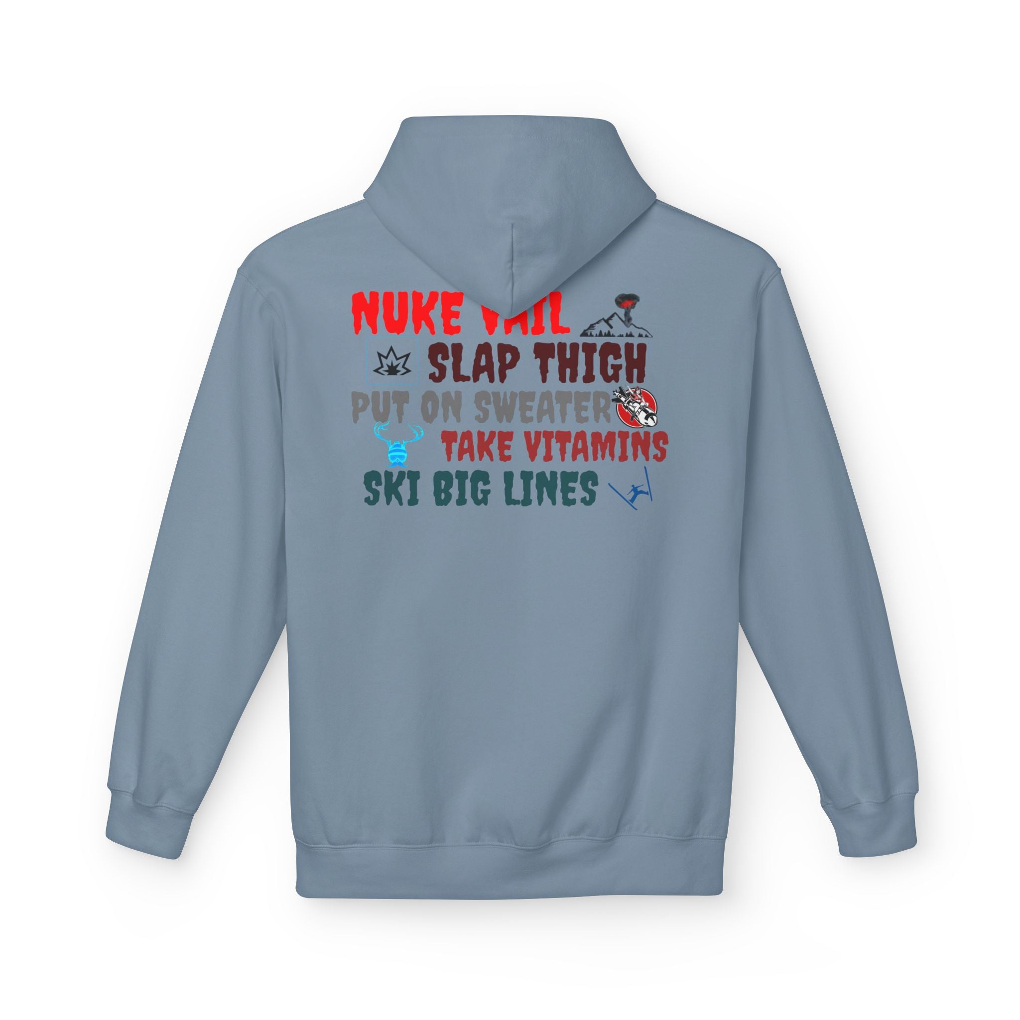 NUKE VAIL - THE PLAN HOODED SWEATSHIRT