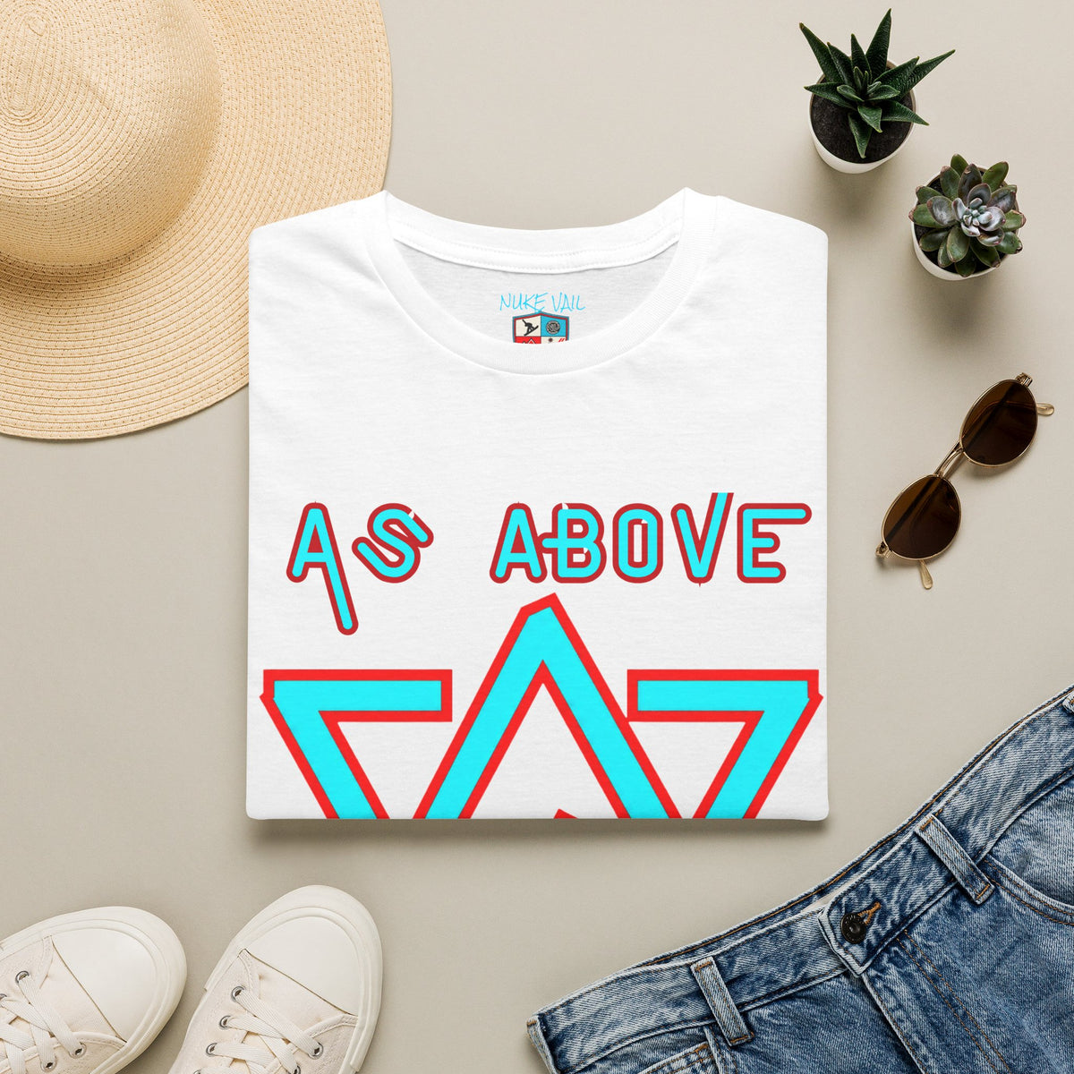 NUKE VAIL - THE ALCHEMIST - AS ABOVE SO BELOW TEE SHIRT