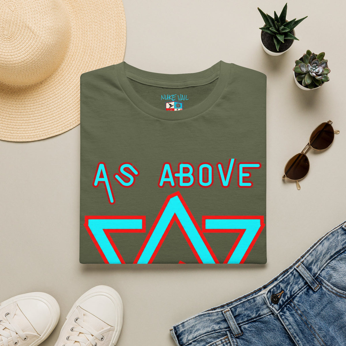 NUKE VAIL - THE ALCHEMIST - AS ABOVE SO BELOW TEE SHIRT