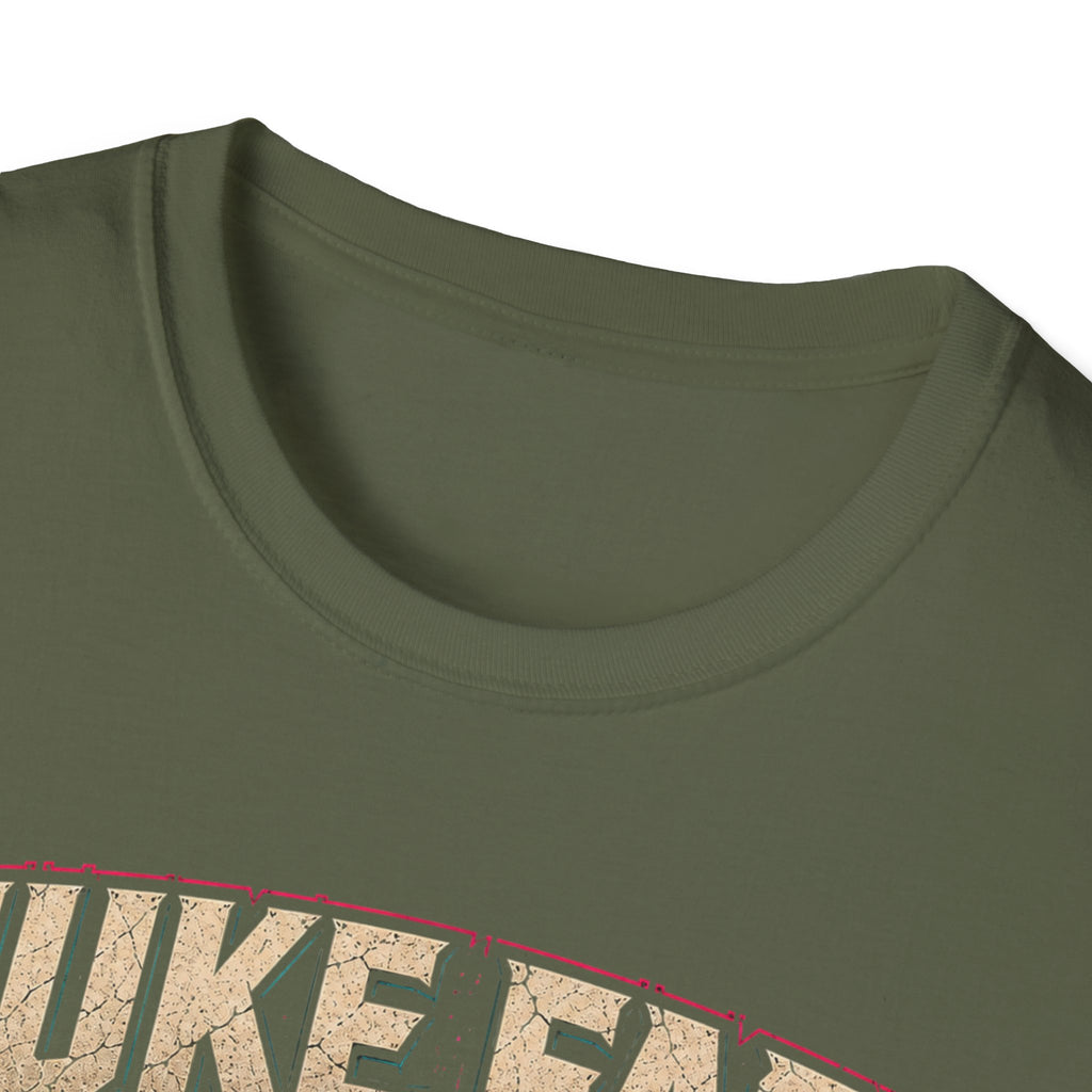 Nuke Face Graphic T-Shirt — Retro Gas Mask Skull Tee