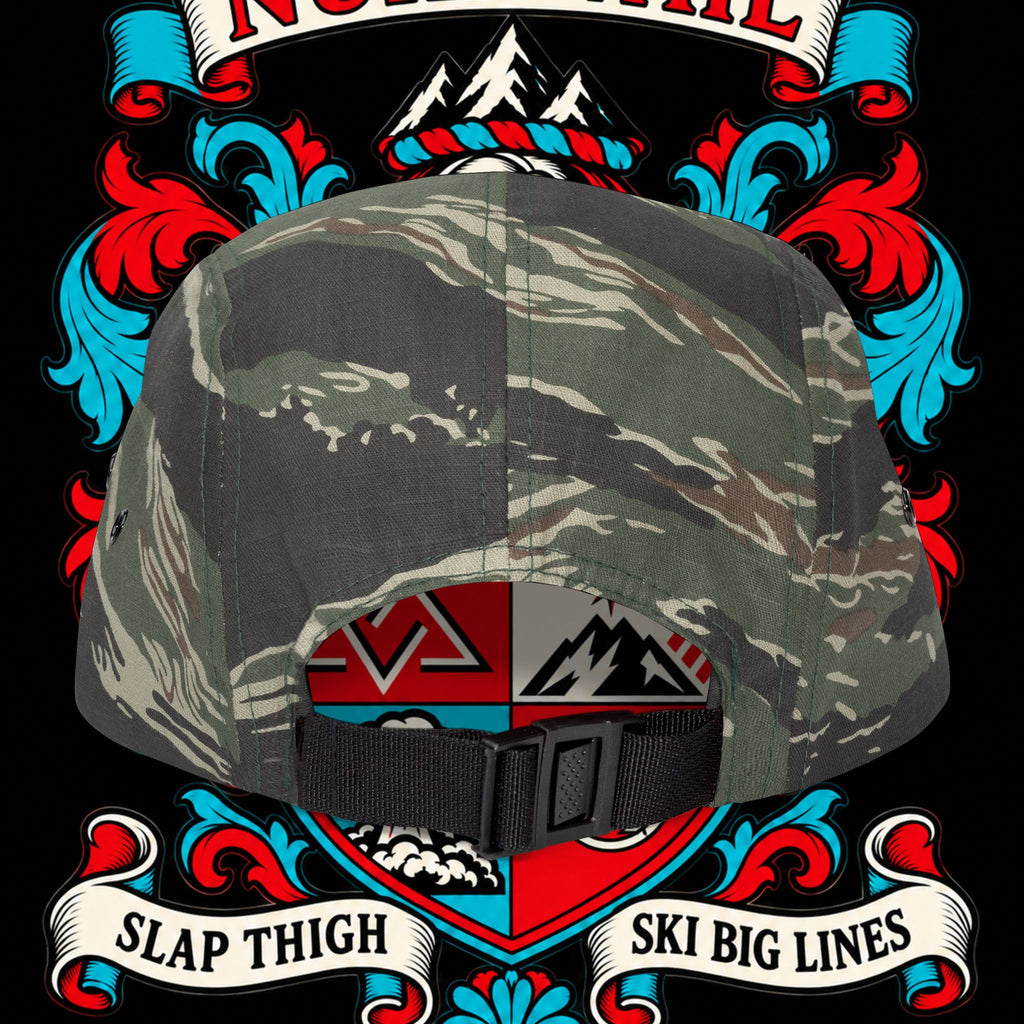 Embroidered Crest 5-Panel Cap – nuke vail family crest