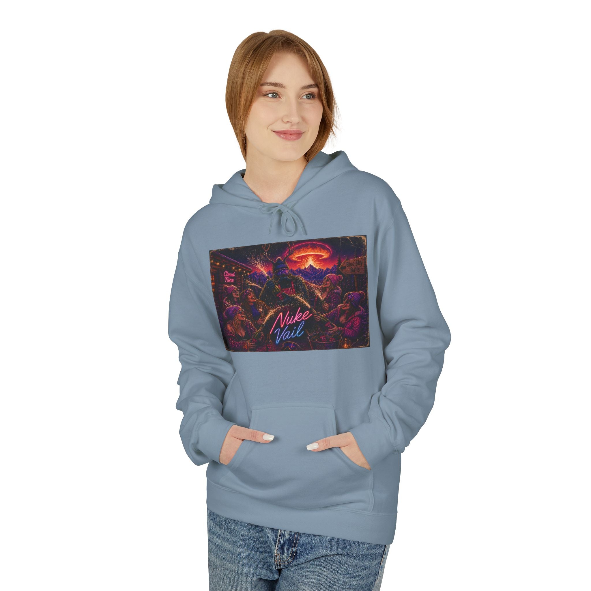 Nuke Vail Retro Cyberpunk Hoodie
