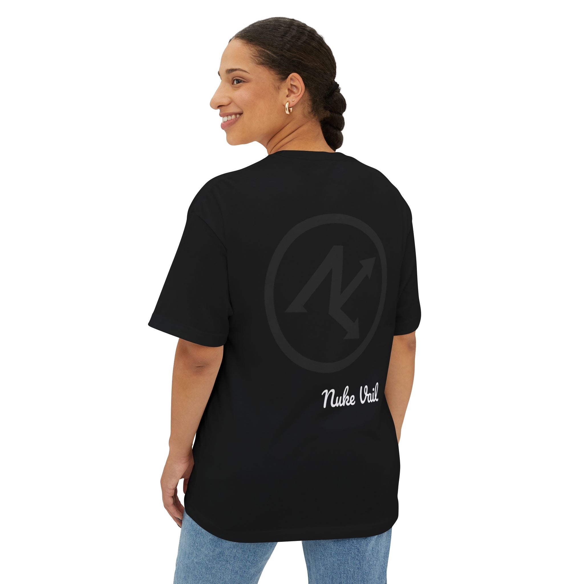 Nuke Vail Logo Tee — Oversized Boxy Short-Sleeve T-Shirt