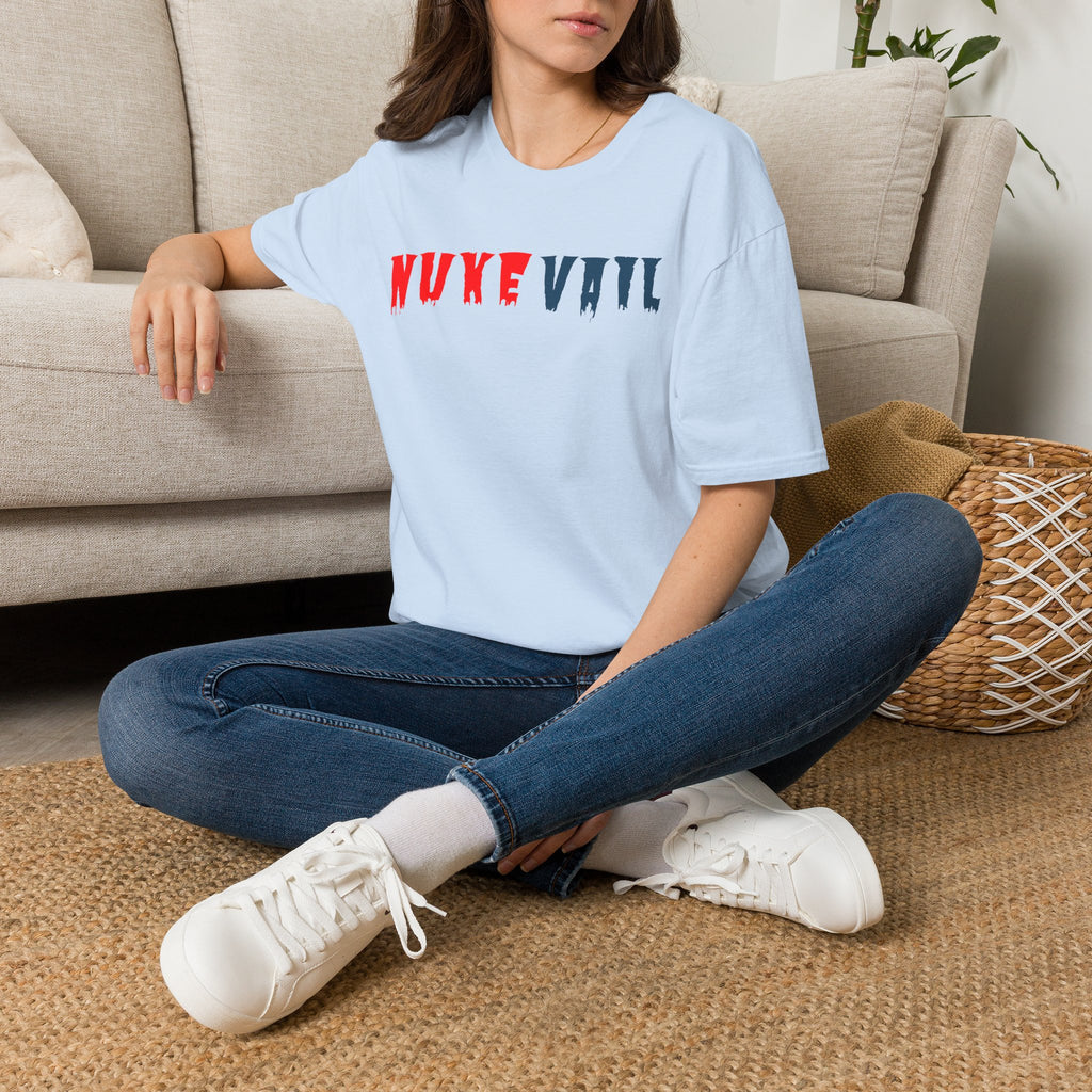 Nuke Vail T-Shirt — Red & Blue Logo Tee