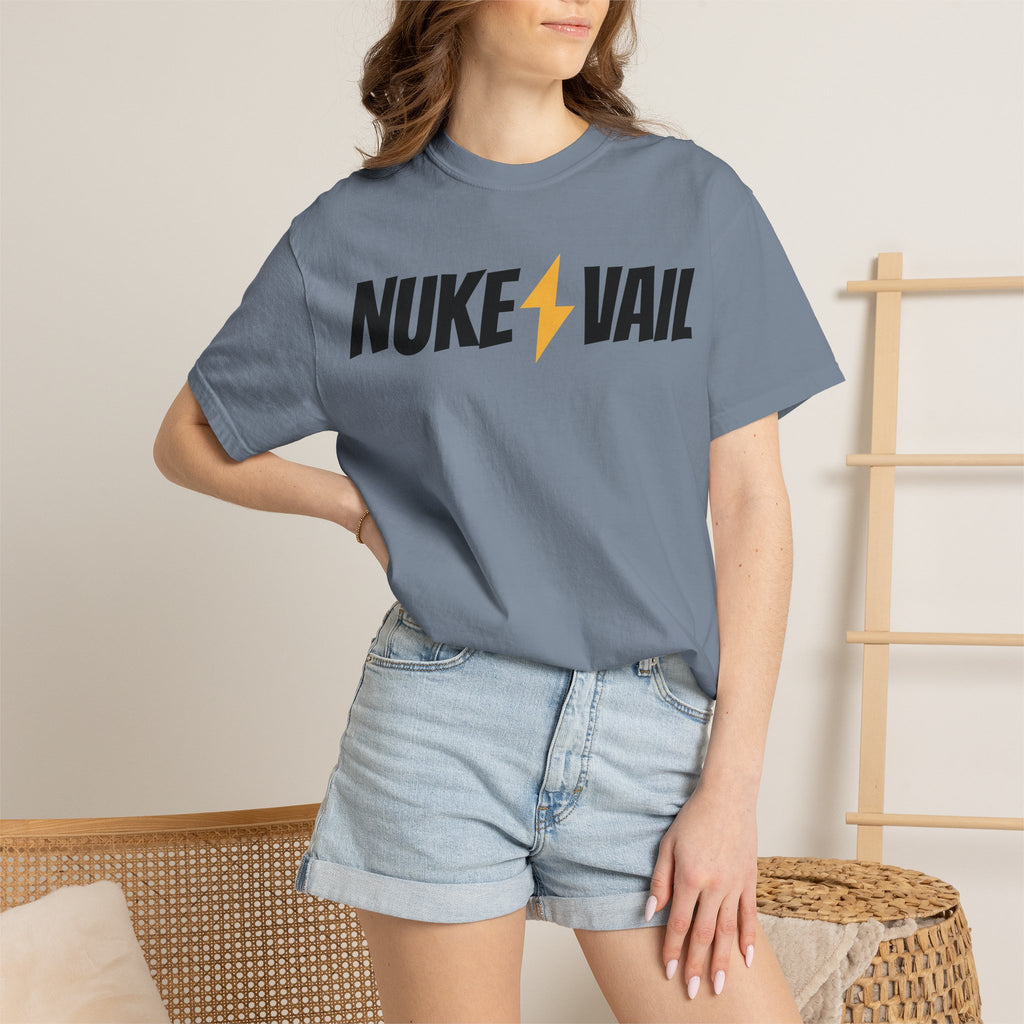 Skate Punk T-Shirt — "Nuke Vail" Graphic Tee Featuring Saint Queeblo