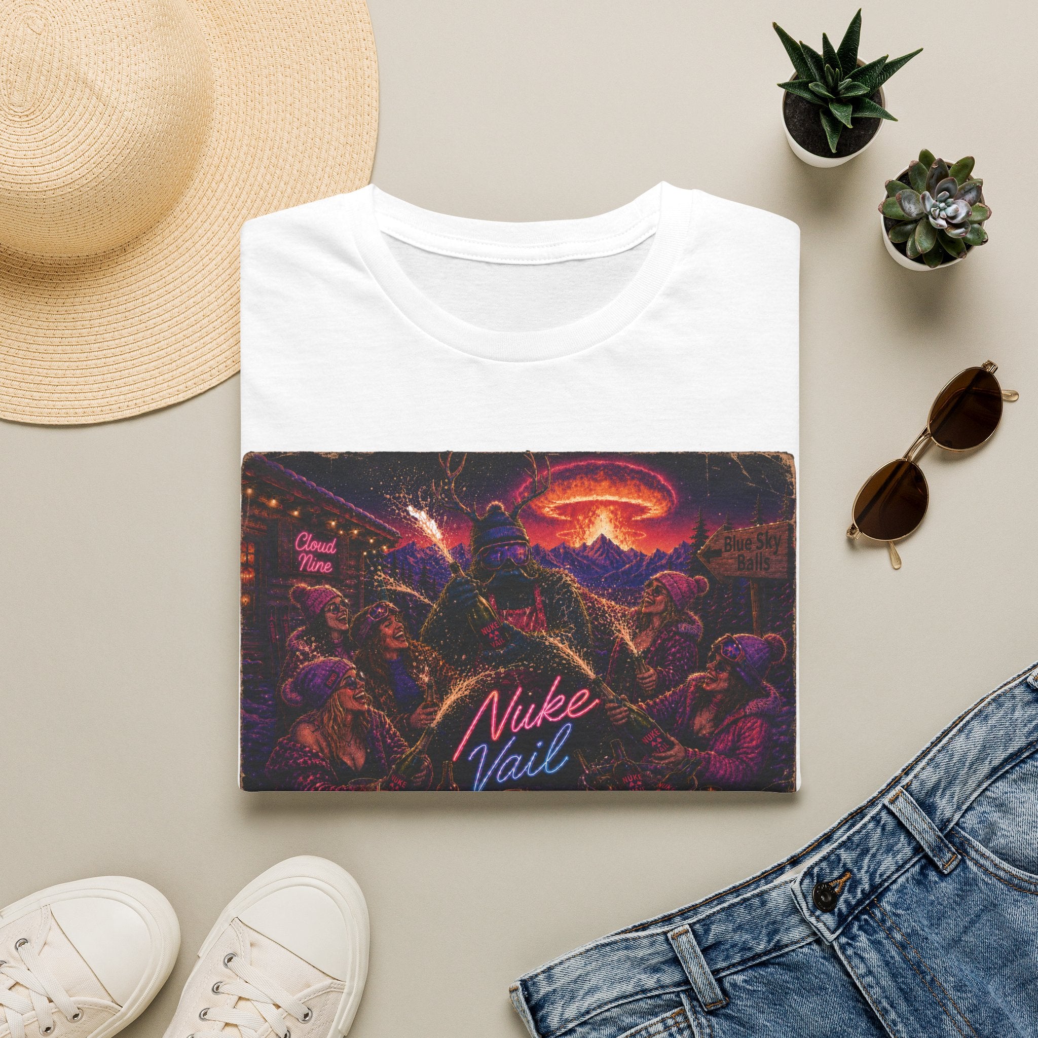 Nuke Vail Apparel - Cloud 9 - Blue Sky Balls