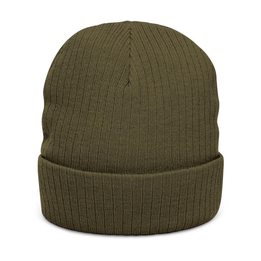 Nuke Vail Embroidered Ribbed Beanie
