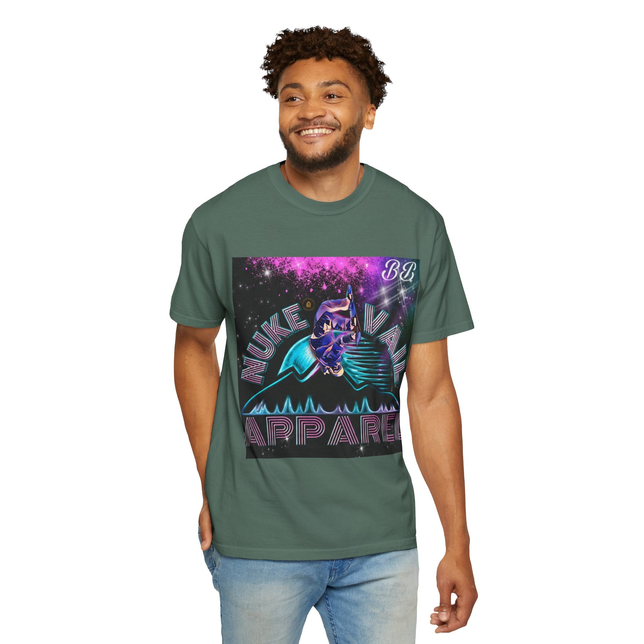 Nuke Vail Retro Vaporwave Ski Tee