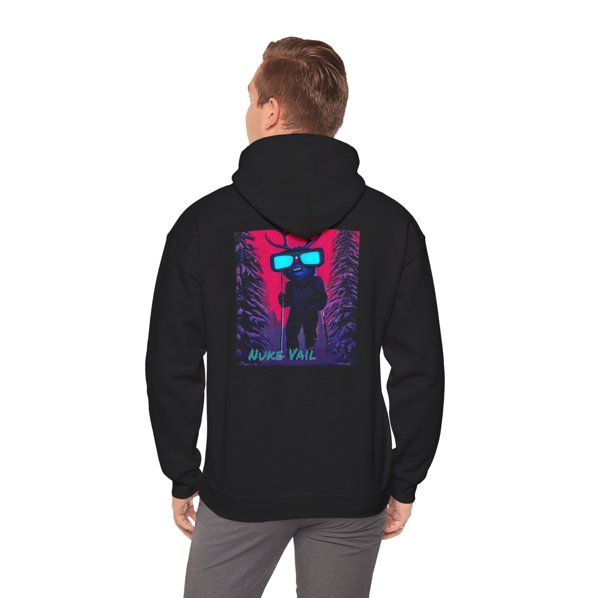 The Aftermath Hoodie - Retro Nuke Vail Ski Graphic