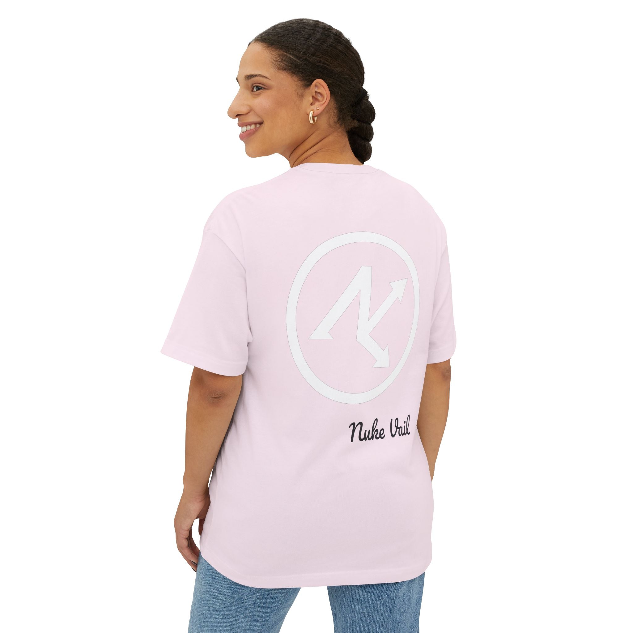 Nuke Vail Logo Tee — Oversized Boxy Short-Sleeve T-Shirt
