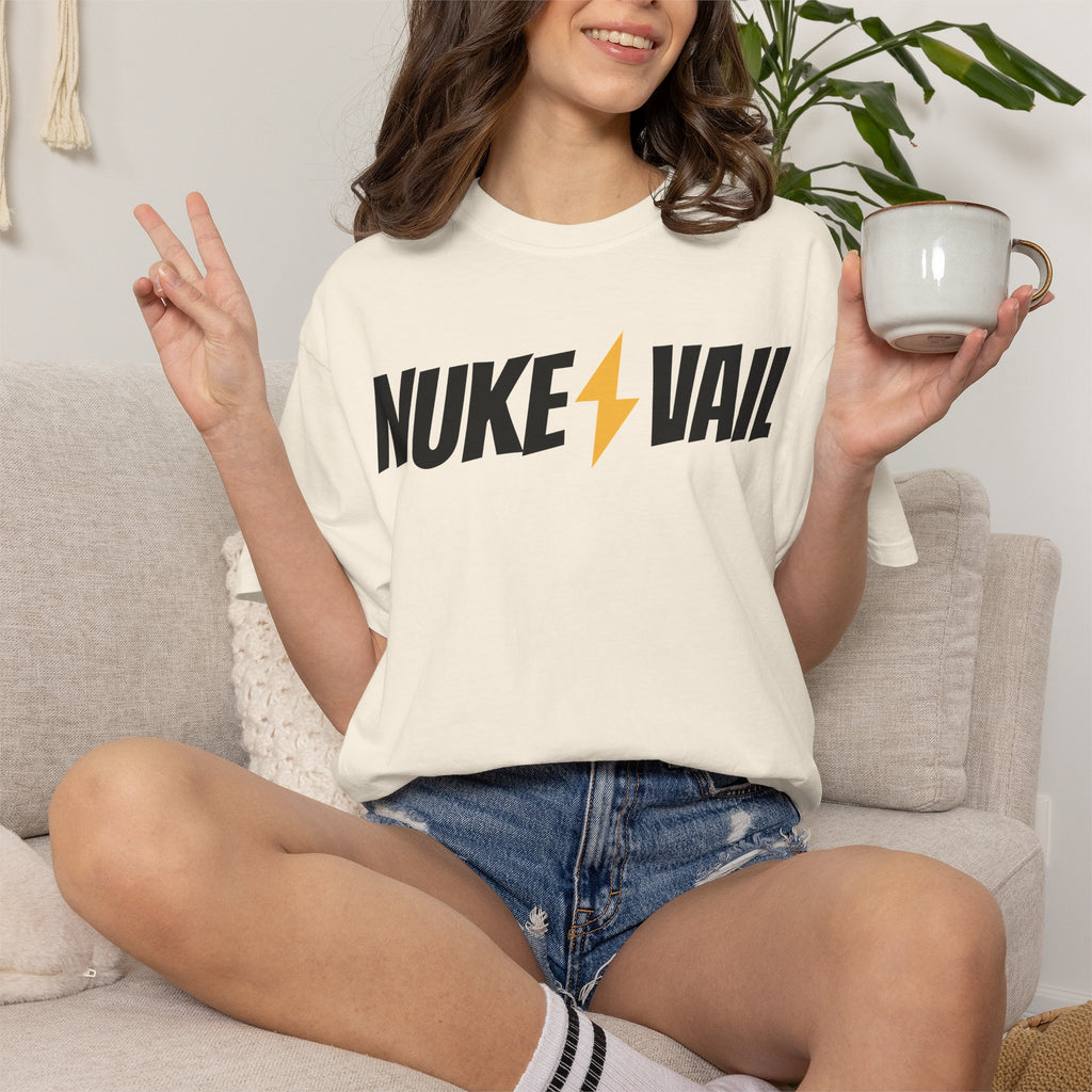 Skate Punk T-Shirt — "Nuke Vail" Graphic Tee Featuring Saint Queeblo