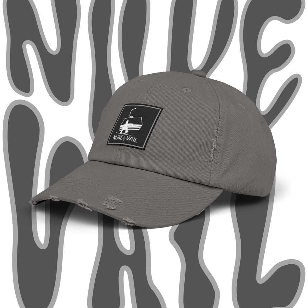 Nuke Vail Distressed chairlift Baseball Cap