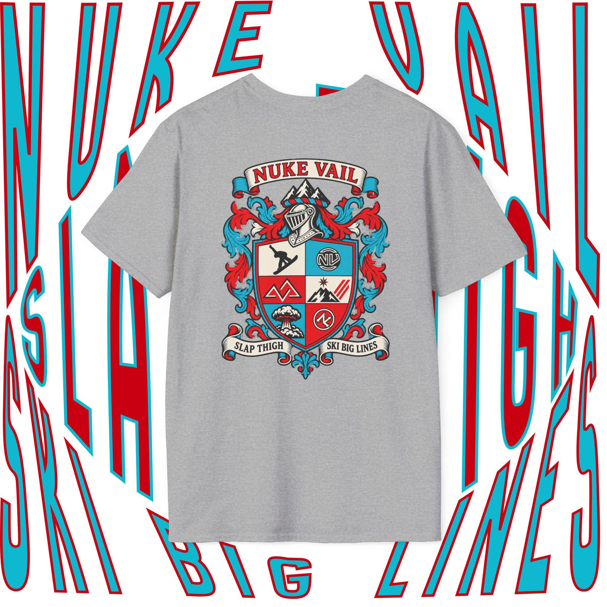 Nuke Vail Family Crest Tee Shirt