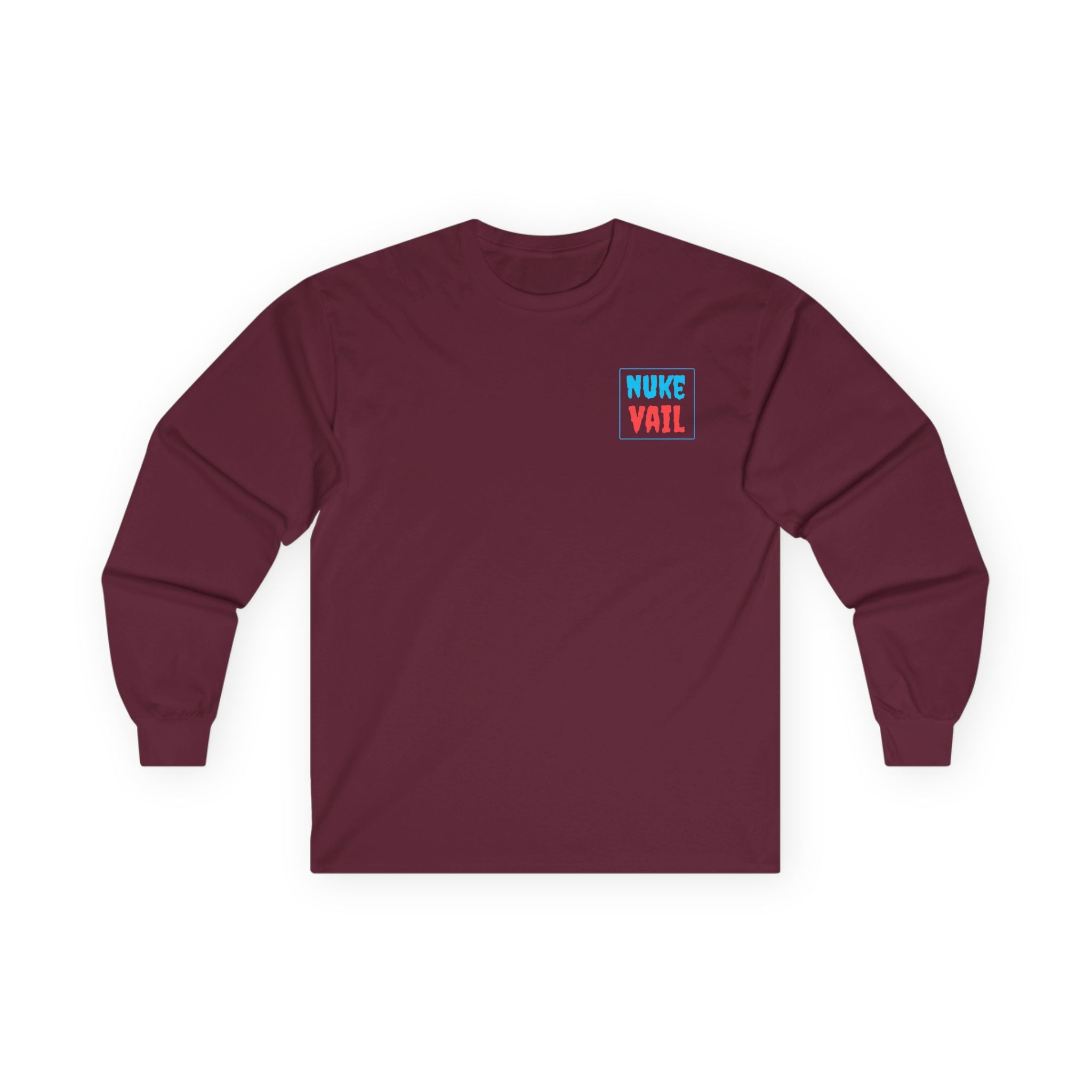 Nuke Vail Retro Chest Logo Long Sleeve Tee