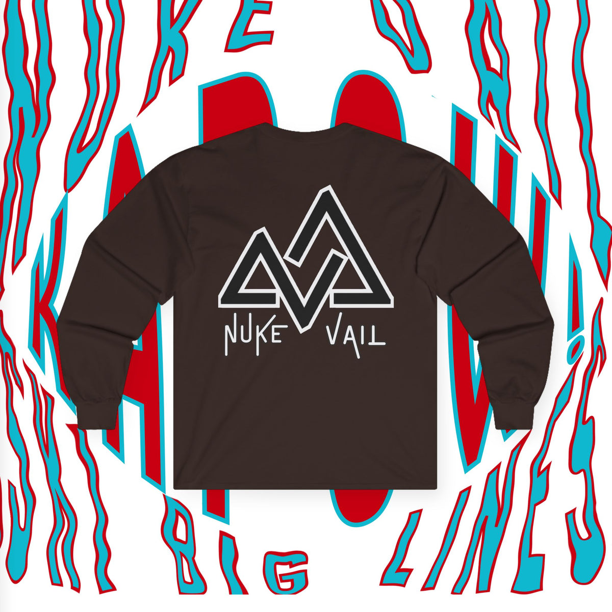 Unisex Nuke Vail Star Logo Ultra Cotton Long Sleeve Tee shirt