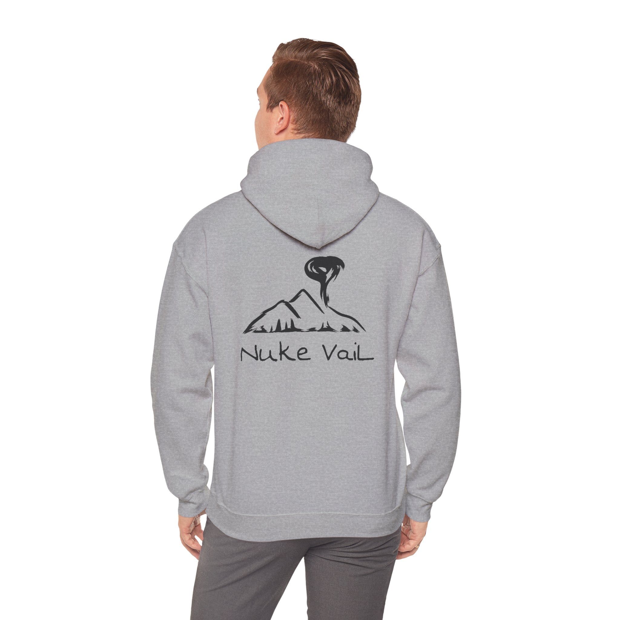 Classic Nuke Vail Snowboarder Logo -- Unisex Heavy Blend™ Hooded Sweatshirt