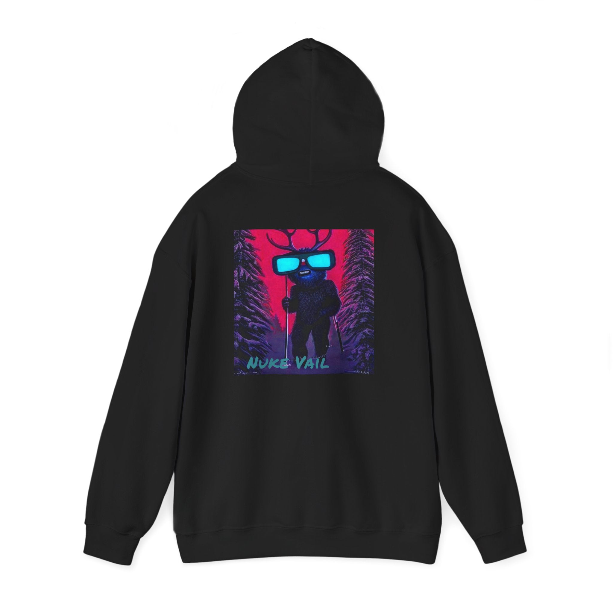 The Aftermath Hoodie - Retro Nuke Vail Ski Graphic