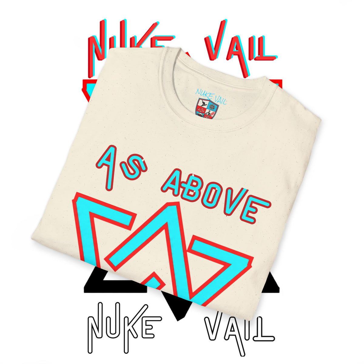 NUKE VAIL - THE ALCHEMIST - AS ABOVE SO BELOW TEE SHIRT