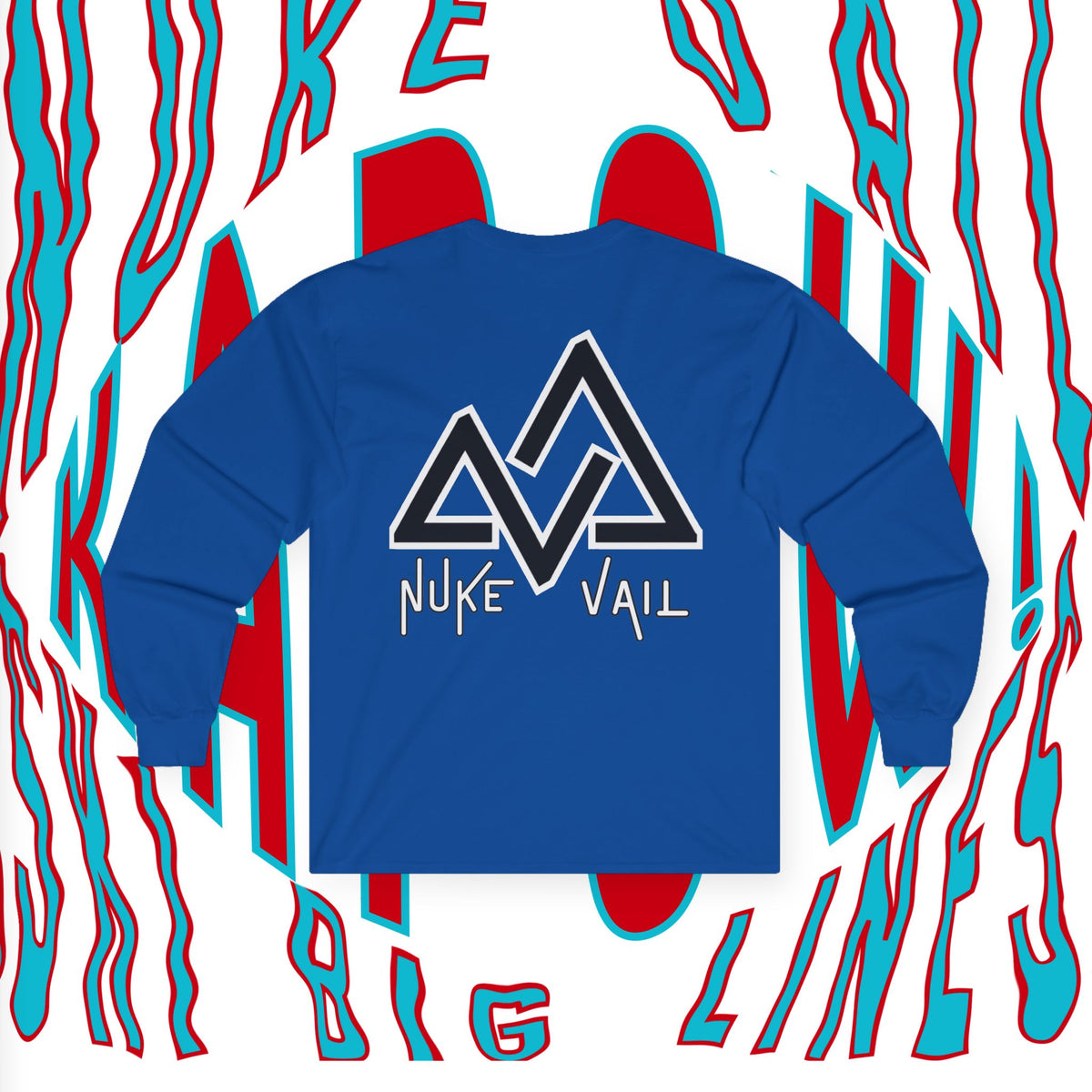 Unisex Nuke Vail Star Logo Ultra Cotton Long Sleeve Tee shirt