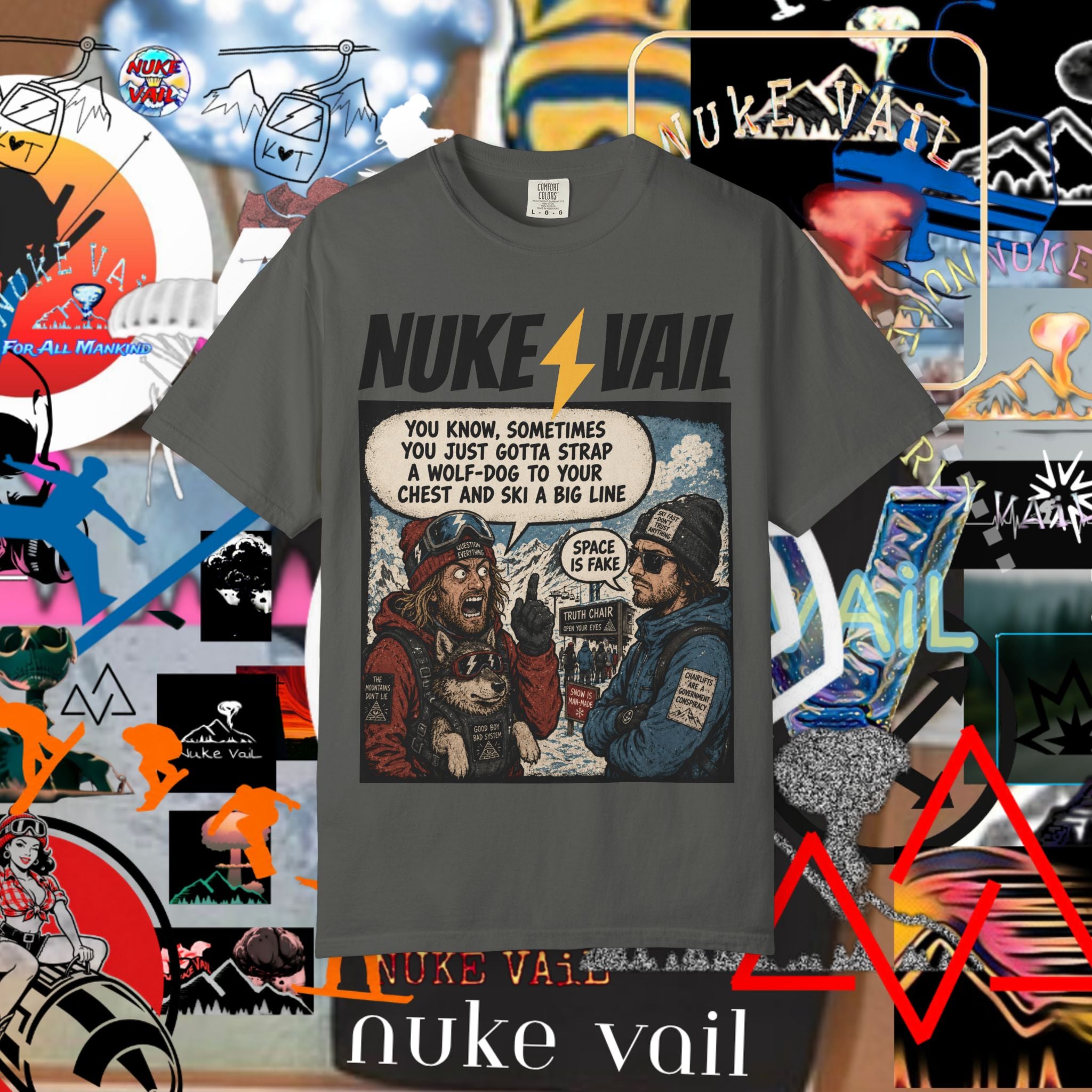 NUKE VAIL - BALLARD OF WOLF-MAN-DOG - SPACE IS FAKE