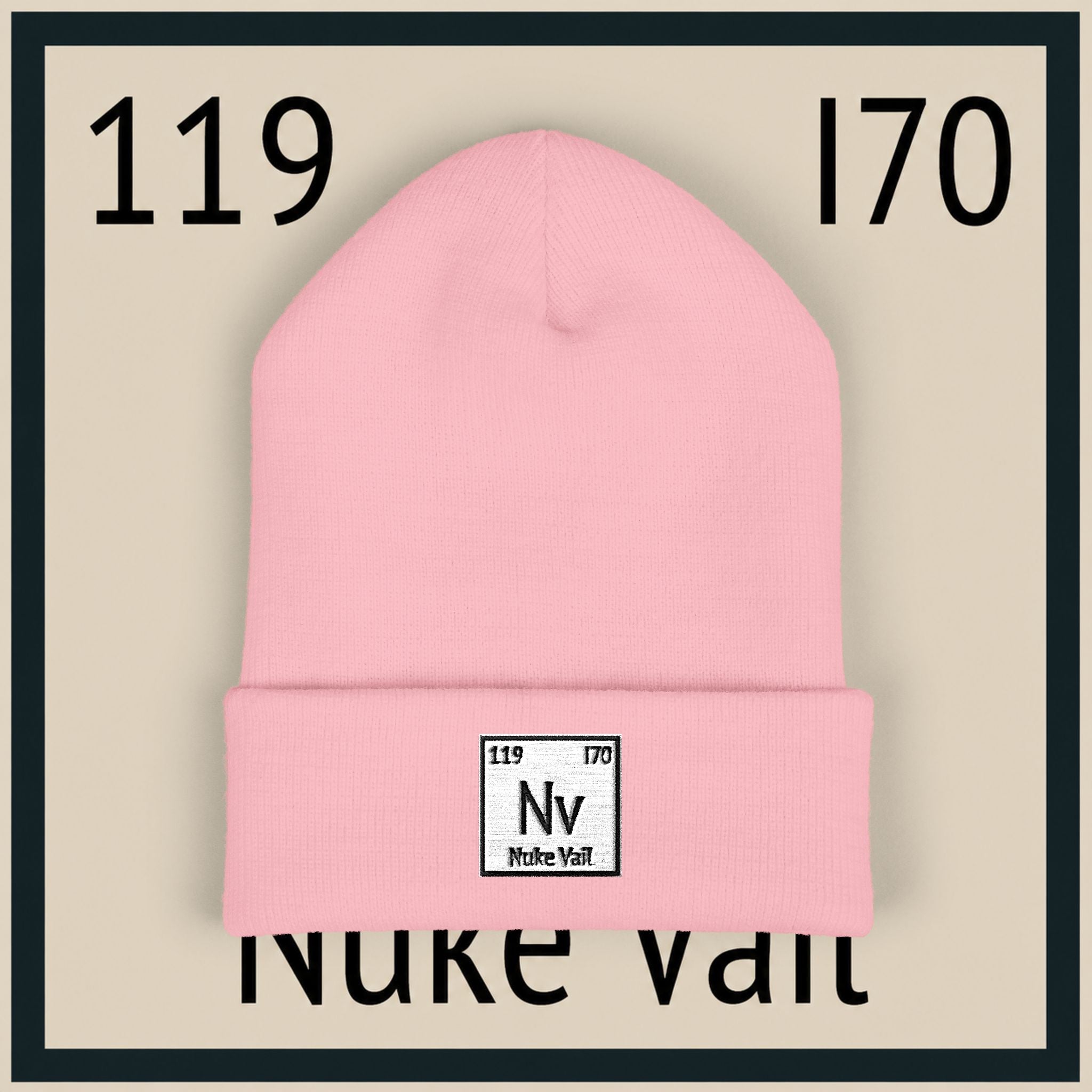 Embroidered Nuke Vail Classic Cuffed Beanie — Element 119