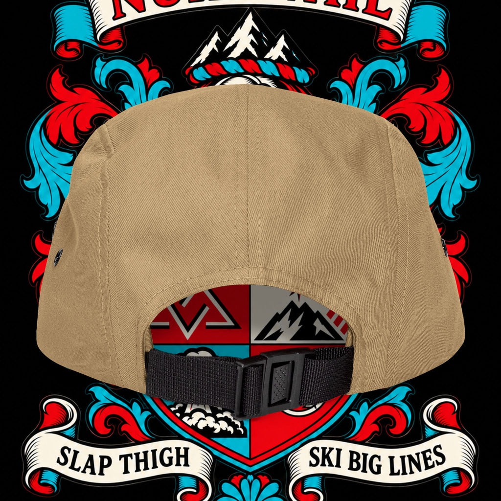 Embroidered Crest 5-Panel Cap – nuke vail family crest