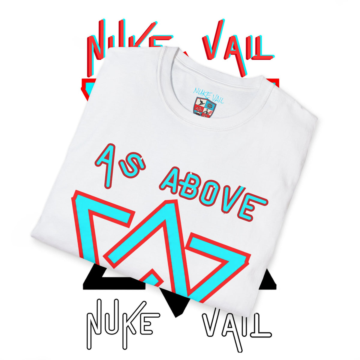 NUKE VAIL - THE ALCHEMIST - AS ABOVE SO BELOW TEE SHIRT