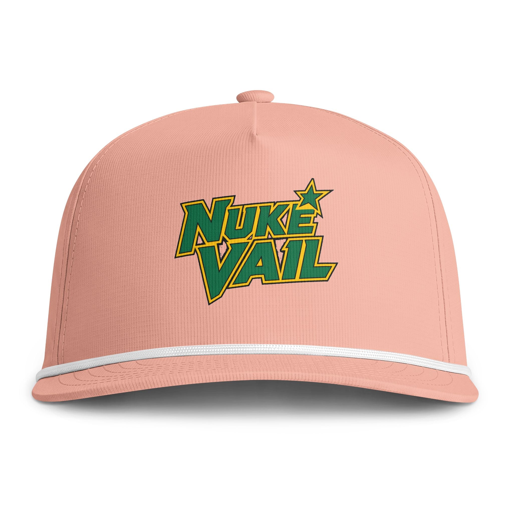 Sunwashed Rope Cap – Nuke Vail Retro Logo Baseball Hat