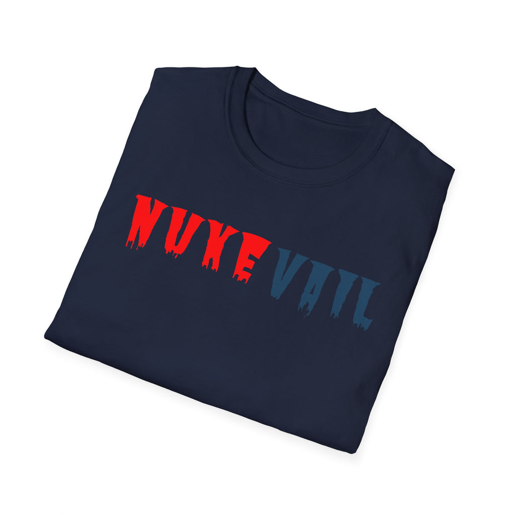 Nuke Vail T-Shirt — Red & Blue Logo Tee