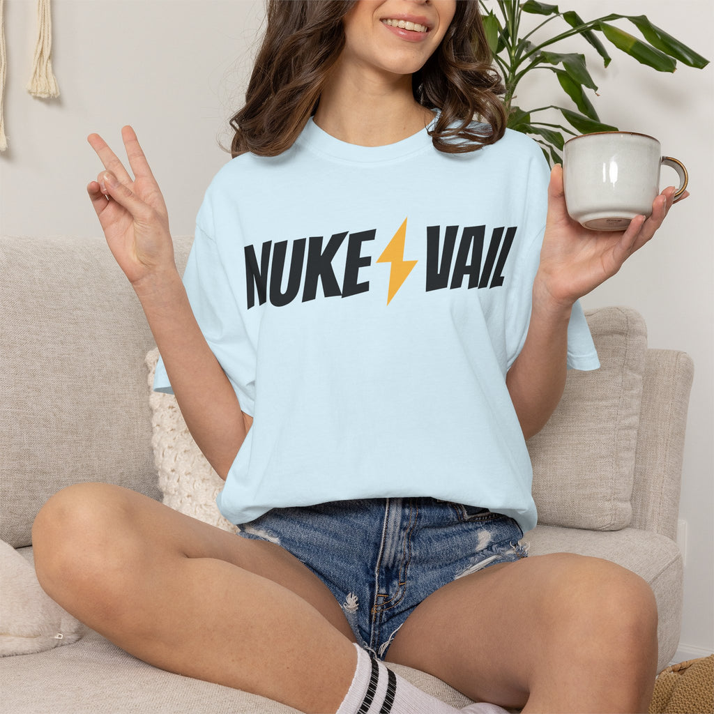 Skate Punk T-Shirt — "Nuke Vail" Graphic Tee Featuring Saint Queeblo