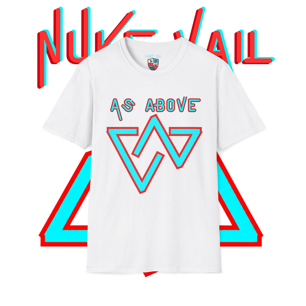 NUKE VAIL - THE ALCHEMIST - AS ABOVE SO BELOW TEE SHIRT