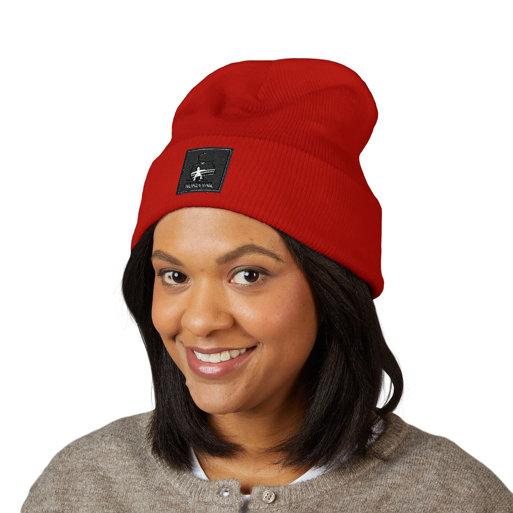 Classic Cuffed Beanie — Embroidered CHAIRLIFT PATCH