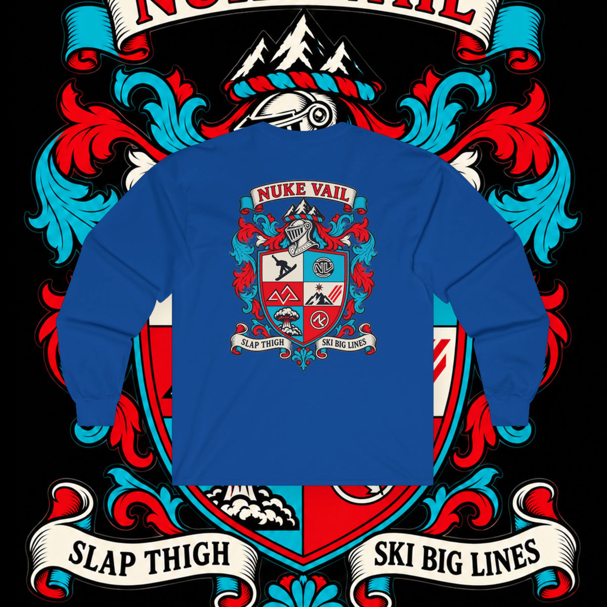 Long Sleeve Tee — Nuke Vail Crest Graphic