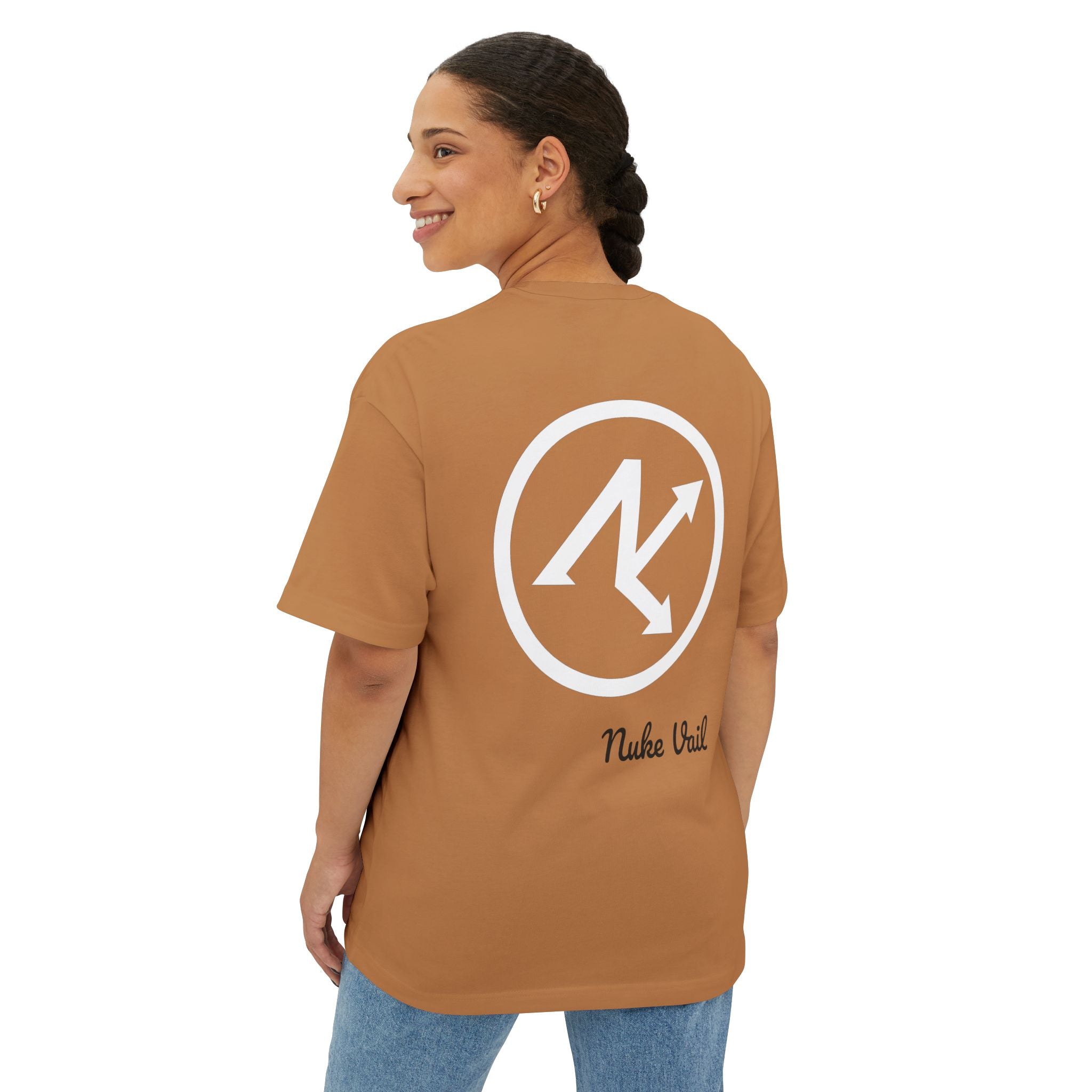 Nuke Vail Logo Tee — Oversized Boxy Short-Sleeve T-Shirt