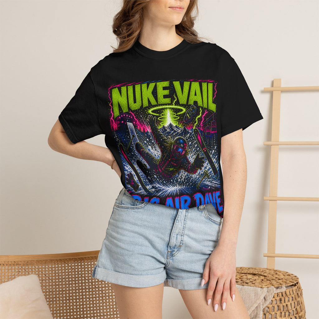 T-Shirt — "Nuke Vail" Big Air Dave Ski Graphic Tee