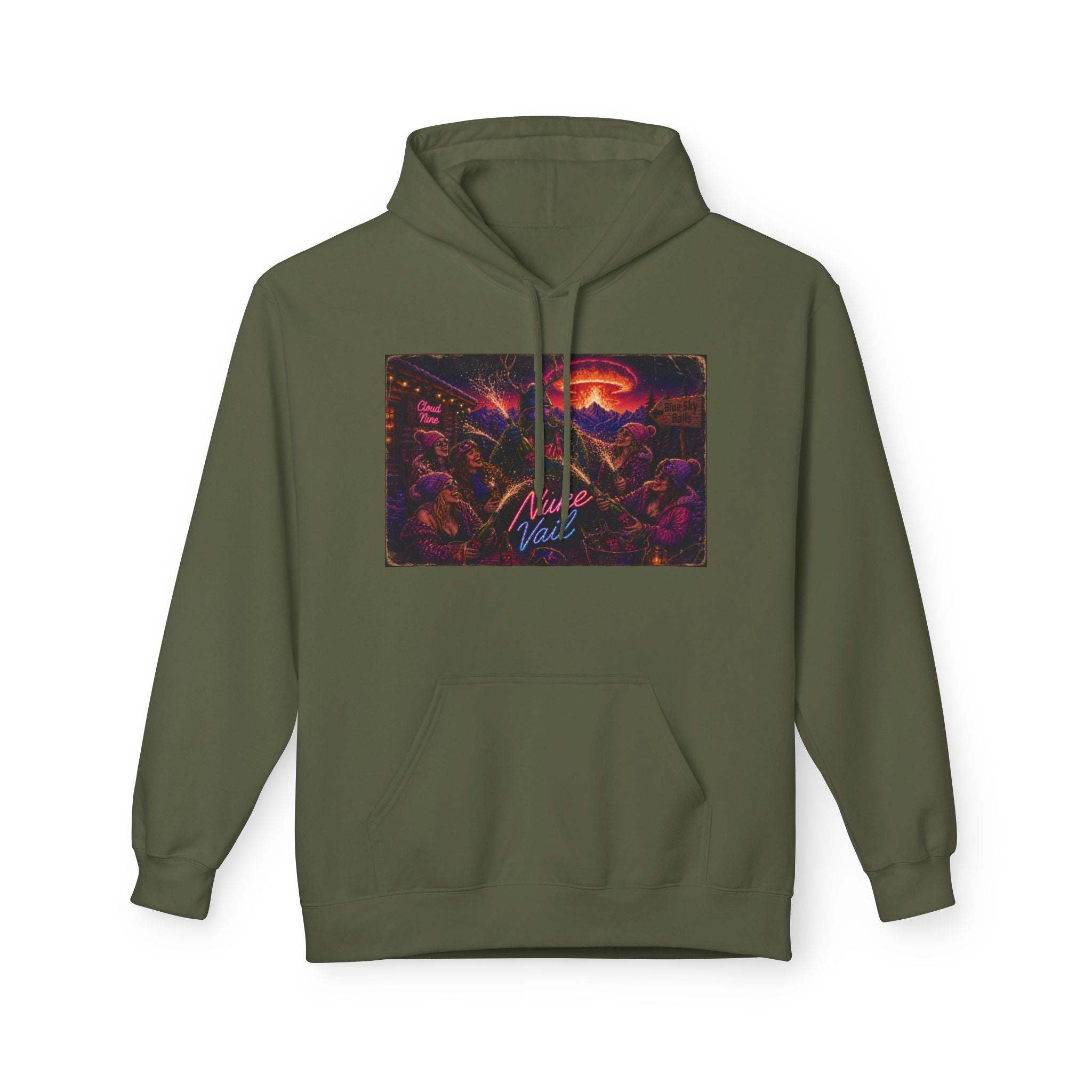Nuke Vail Retro Cyberpunk Hoodie