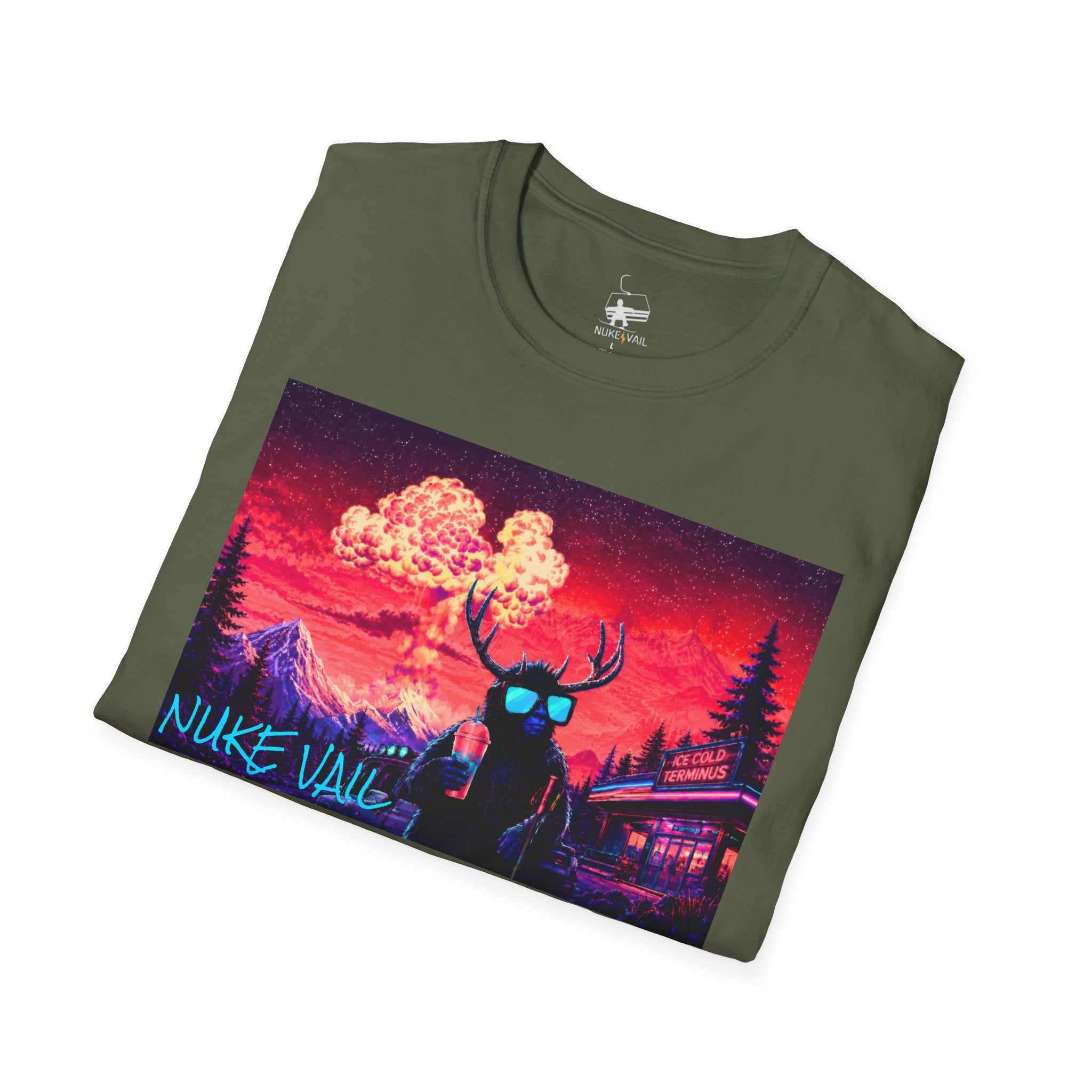NUKE VAIL - RETRO GRAPHIC TEE - SLURPEE