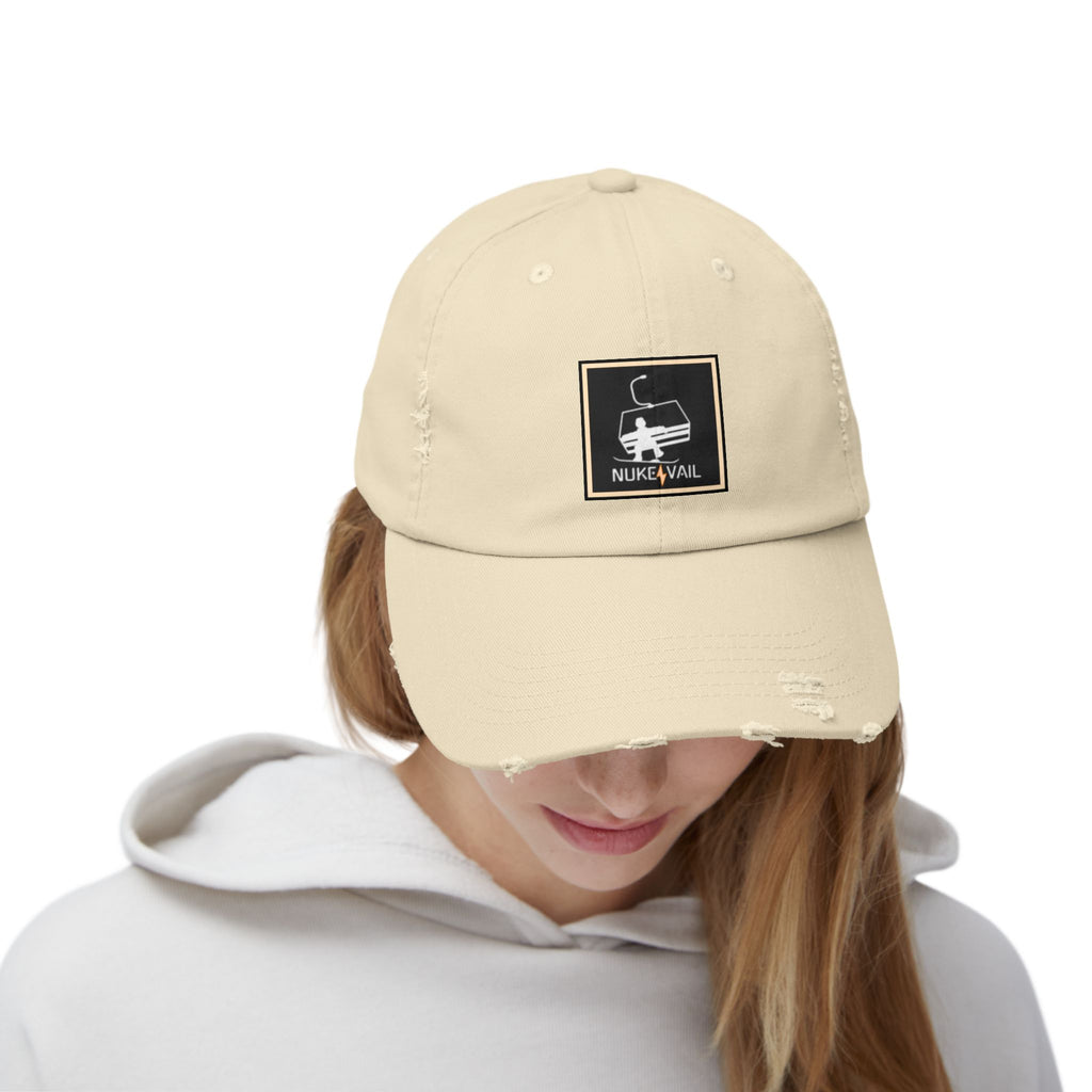 Nuke Vail Distressed chairlift Baseball Cap