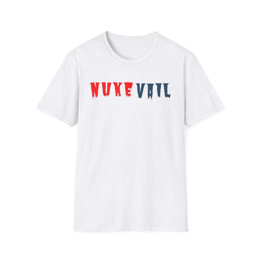 Nuke Vail T-Shirt — Red & Blue Logo Tee
