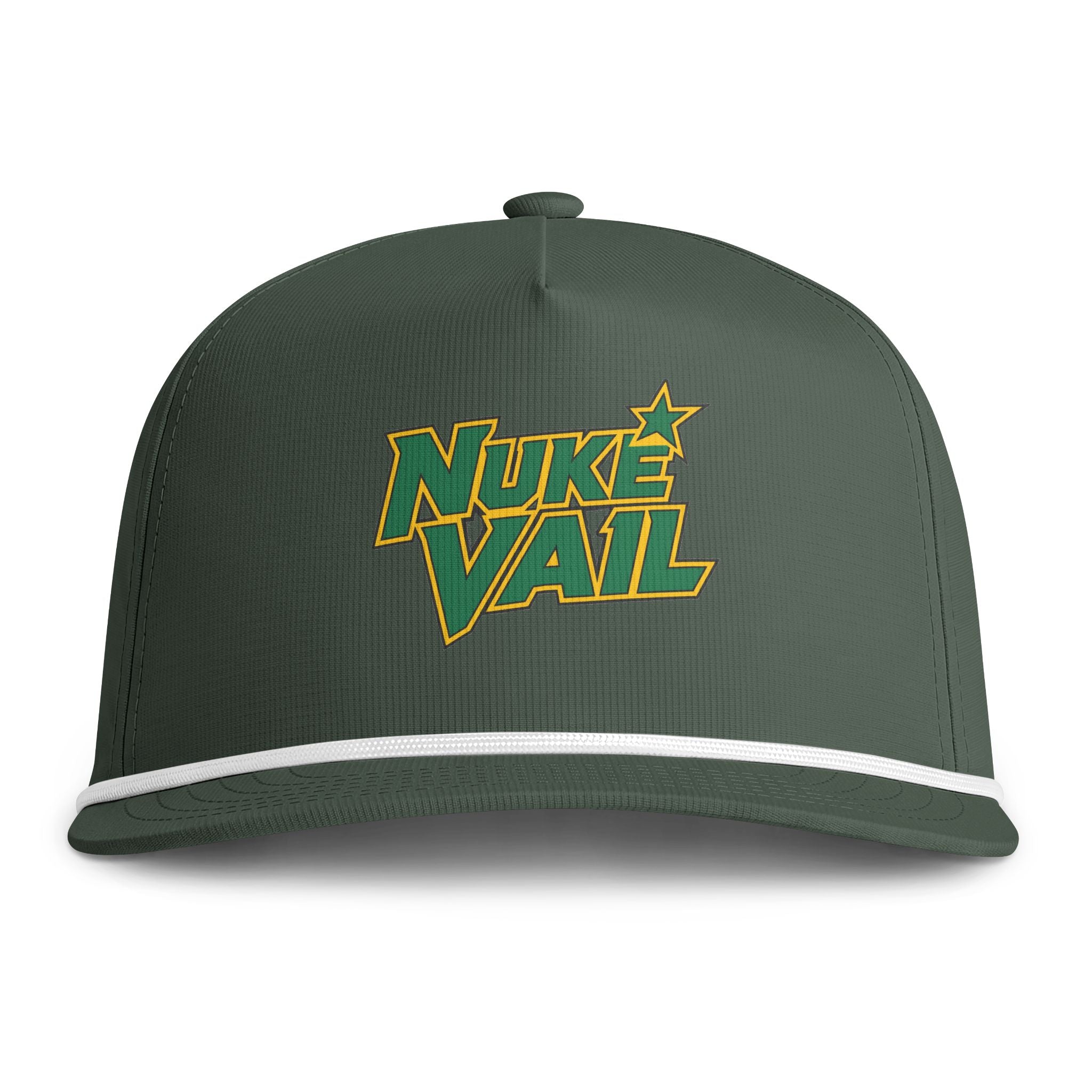 Sunwashed Rope Cap – Nuke Vail Retro Logo Baseball Hat